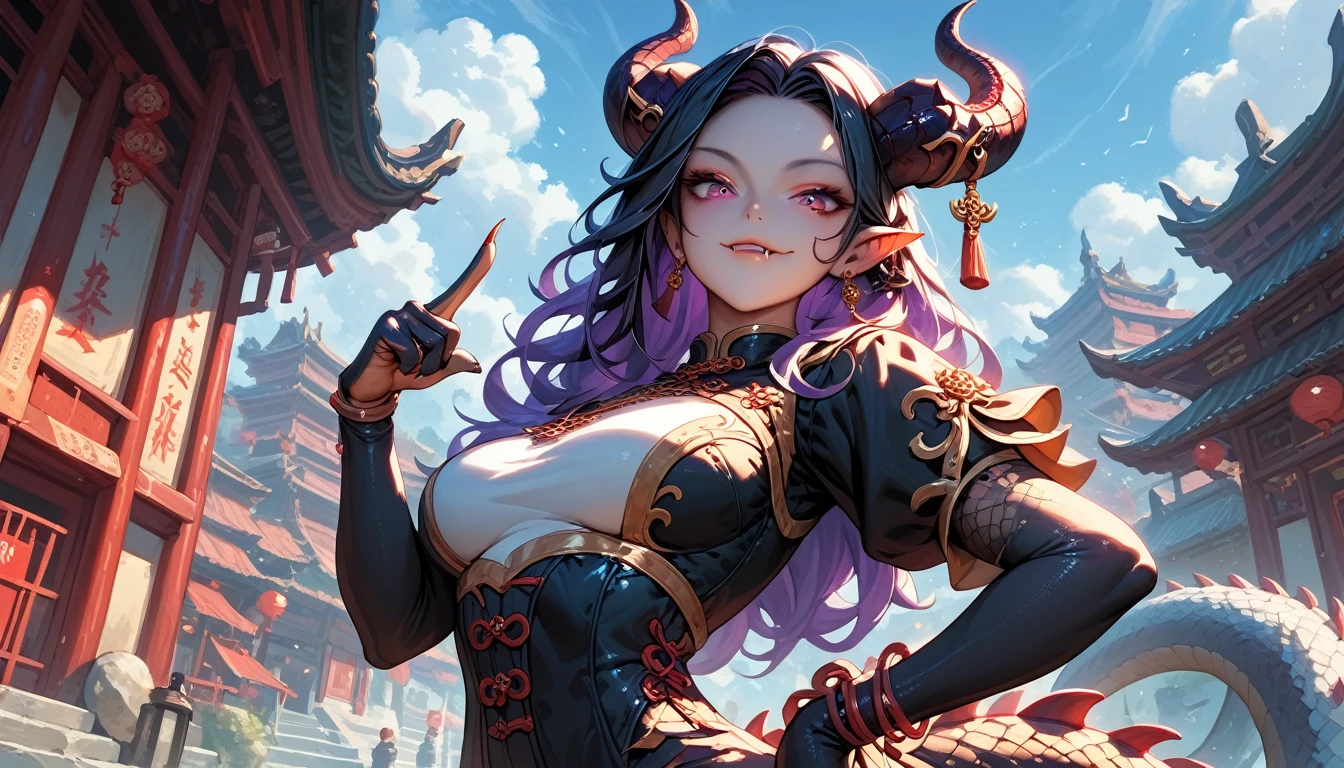 The huge Lagenaria siceraria,beautiful male,Long-headed demon horns,muscle,Shuten-doji