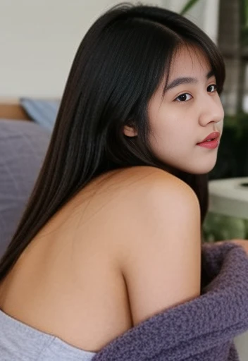 1 Japanese beautiful girl,28yo girl, Super beautiful detailed face, (smile:1.4), earrings, (black semi-long straight hair:1.6),(from front:1.3), (medium shot), (chubby body),(completely nude:1.4), (neutral-colored large areola:1.4),(nipples), BREAK, masterpiece, best quality, ultra quality, high quality, realistic, photo realistic, RAW photo, hyper detailed, intricate detaile,above knee shot,(hairy pussy:1.2),(camel toe), BREAK (bedroom),(sitting on the bed),(spread legs to the side:1.5), BREAK TANLINES,AMATEUR,PROFESSIONAL,tan lines,ASIANPUSSY1,PUSSY,REAR PUSSY,OPEN_PUSSY,