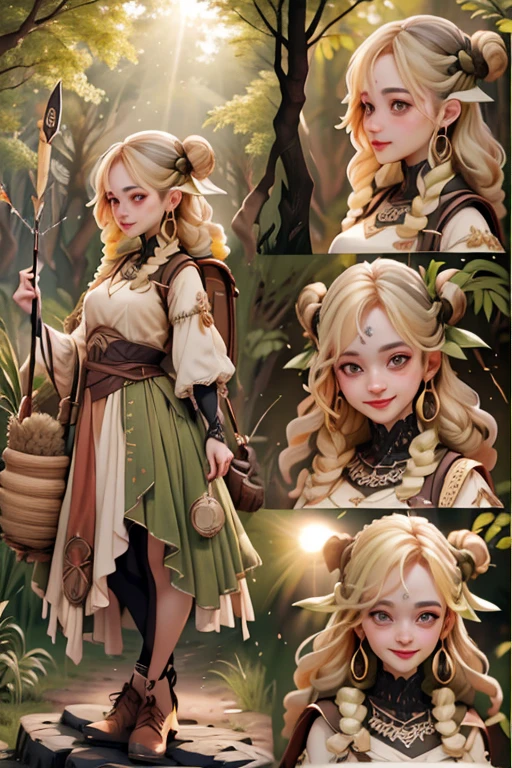 cute big eyes translucent green mushroom droids and a beautyfull girl,virus fight the droids,by Daniel Merriam, Nikolina Petolas, Peter Gric, Dariusz Klimcza full colors, hair backlighting, back lighting, volumetric lighting, 8K, perfect eyes, perfect pupils, expressive eyes, hands by Albrecht Durer, smoke, particle fx, mist, fog, fire, explosions, debris,