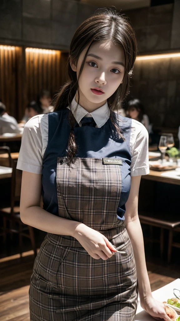 Waitress、Waitress、Waitressだよ❗️(8k, RAW Photos, 最high quality, masterpiece: 1.2), (Realistic, photoRealistic: 1.37), 1 歩道に立っているWaitressのを着た女性, ,Ultra Mini Skirt、 Professional Writing, Photon Mapping, , Italyのの女性, Torn, Sommelier、,Italy、Italy、Easy to wear、 Ultra compact uniform、,At a fine dining restaurant， 胸がbig、Incredibly beautiful face、masterpiece, 最high quality, high quality, High resolution, big , (Face close-up),Working in a restaurant、Carrying tableware、Hair is tied up、Updo、Playmate proportions、エロスWaitress、Please tie your hair tightly、Expose as much skin as possible、、The ultimate revealing outfit、Hair combed back、Infinite Strip、Hair combed back、oh、Nipple poking stimulation、Tingling in the nipples、Anal feels good、Checked clothes,Checker Mode、Intricately checked uniform、Erotic Appeal Posing、Undershot、Show me your panties、Show me your panties、