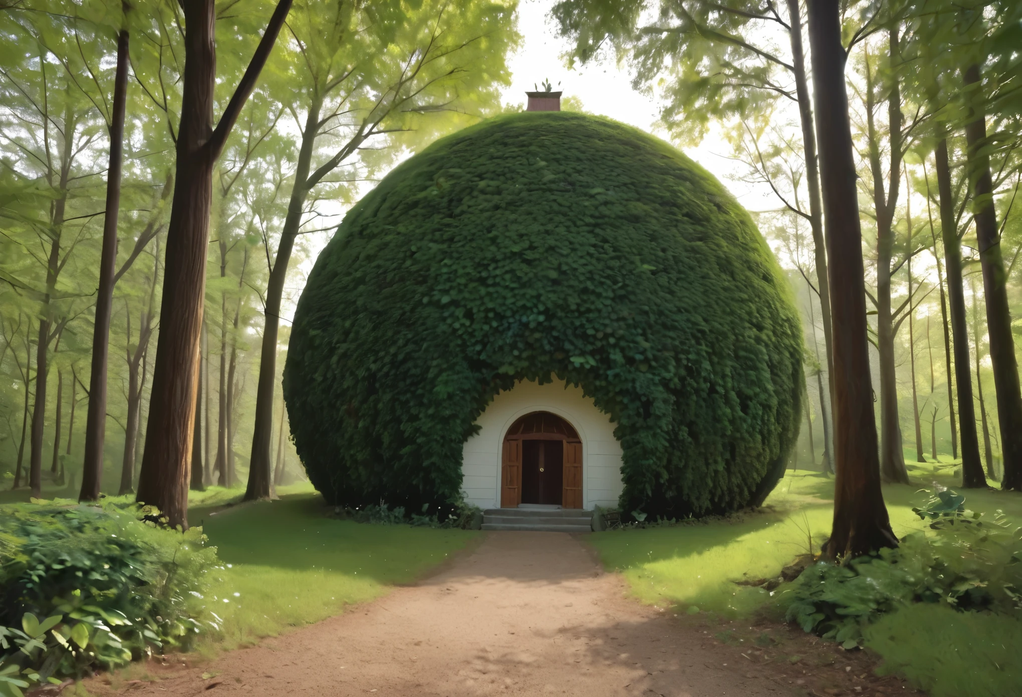 "A magical house in the style of Morrowind, surrounded by alien landscapes with massive mushrooms, twisted trees, and a mystical atmosphere, the house has an ancient and mystical architecture with curved, organic shapes, resembling dark elven structures. The lighting is soft and moody, with fog in the background. Photorealistic details, sharp focus, shot with a Nikon camera, capturing the intricate textures of stone and wood, realistic lighting, perfect depth of field, and high dynamic range. The atmosphere should feel magical and otherworldly, with a sense of mystery."
(masterpiece: 2), best quality, ultra highres, original, extremely detailed, perfect lighting
