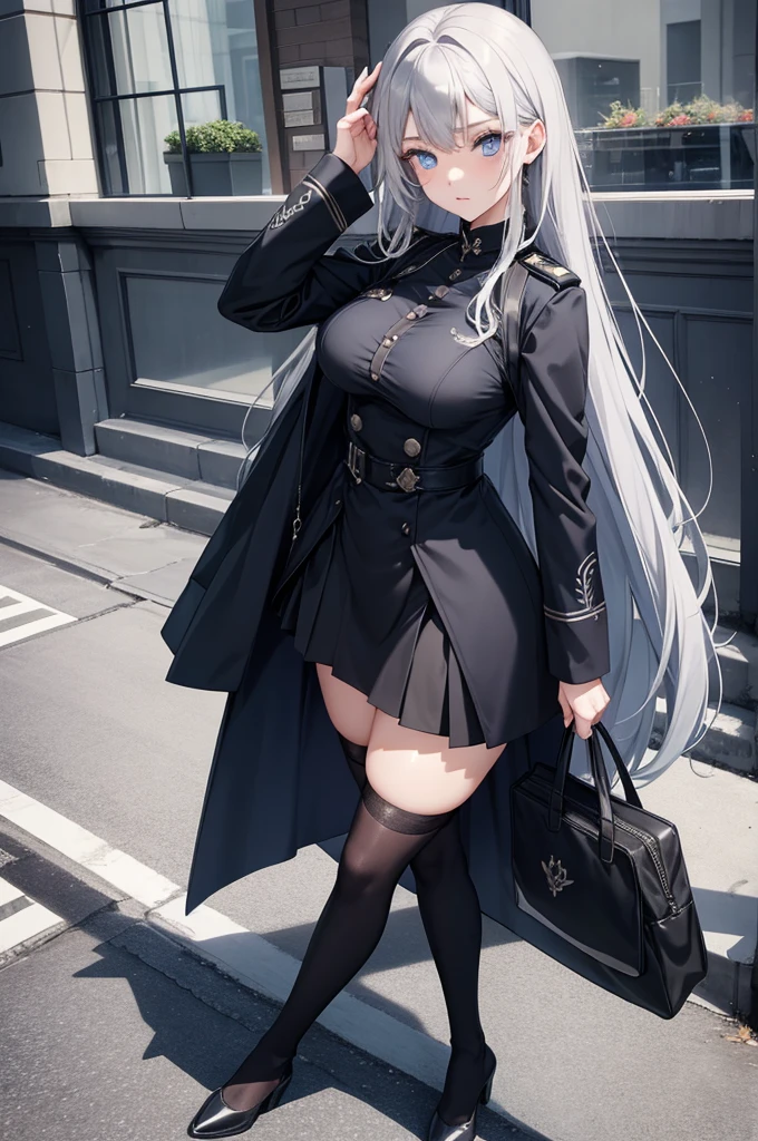 (highest quality,4K,High resolution,masterpiece:1.2),Very detailed,Beautiful details, age body,Expressions of joy,Furina character, 16-year-old teen, Embarrassed,Walking around the city, Shiny Hair,
arms behind head