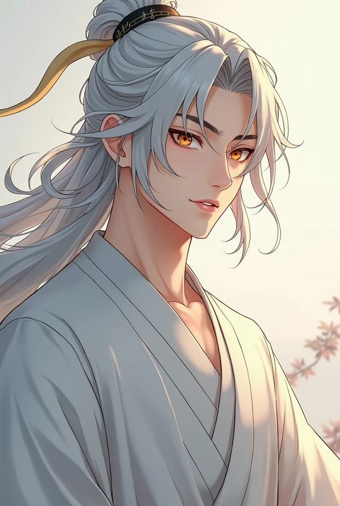 {{{{{16k, Camera angles close to his face with an authoritative expression and large pecs}}}}}, {{{{{His body and sexual appeal are at their peak and he exudes an extremely seductive aura. He kneels with his eyes up, drooling from the tip of his tongue and sticking out his tongue lovingly. Korean man, solo, manhwa, Geum-hoo, violet eyes, long platinum hair, gat hat, (nude: 1.3), (transparent hanbok), big breasts, cleavage, thighs, coffee ass, (sakura: 1.3)