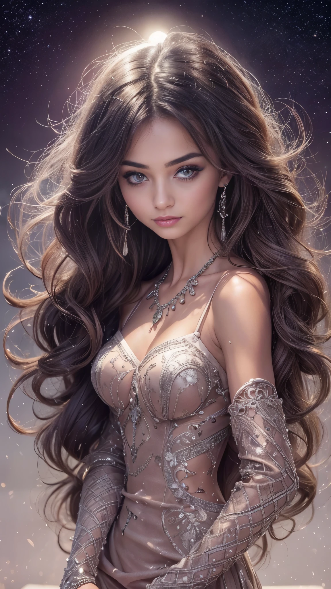 (32k:1.5, Highest quality, masterpiece, Ultra-high resolution), Professional camera work:1.6, Highly detailed skin and face textures:1.3, Captivating portrait:1.2, Very accurate, Very detailed, 1 adult female,nude:1.8, ((Amazing night view from the rooftop:1.4, The moonlight at night illuminates my body)), (Satin Nightgown:0.7), Incredibly slim body, Sensual sitting position, sense of loss, Sadness, Expressions of sadness, (Big eyes that exude beautiful eroticism:0.4, Small face, A dreamy look:1.0, I love you with all my heart:0.8, Open your mouth a little, lipstick, Feel the beautiful eroticism:0.9), (Wet dark brown medium length hair), Candles, The chest is medium, Earrings, necklace, bracelet, (romantic, mysterious), Fair skin, elegant, Object of admiration, original, dramatic, Artistic, Innovative, Charm, Heartful, Fancy, sense of openness, sense of cleanliness, Special, exciting, Extreme, Tilt, ((Adult charm, Feminine charm, Hair blowing in the wind)