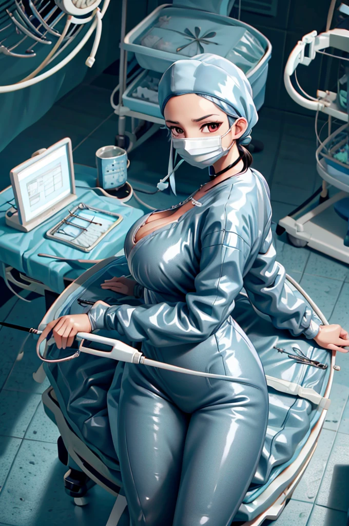 nurse uniform,hospital, latex nurse suit,nurses,busty,elbow gloves,labcoat,black hair woman,red eyes , gigantic ,medical instruments,asian nurse,two nurses,speculum,examination room,oversize ,big ass ,strap on, lay on table ,legs spreaded,giving birth,gyno chair , dentist,Milf,latex,red uniform,oversize breasts,diaper