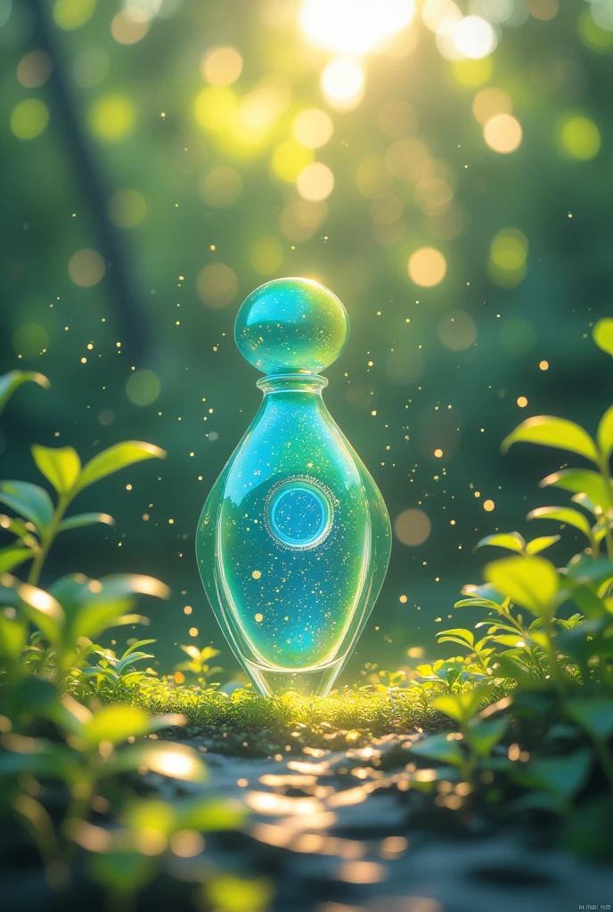 Cosmic design of perfume bottle with sweet scent ,Fruit trees , Luxurious and elegant bottle 