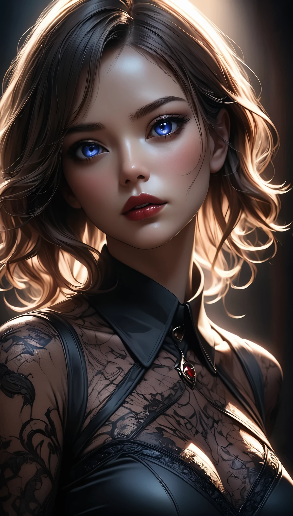 (RAW, Analog, Nikon Z 14mm Ultra Wide Lens, Award Winning Glamour Photo, ((Best Quality)), ((Masterpiece)), ((Realistic)), Skin Pores, Subsurface Scattering, Radiant Light, High-Res, Detailed Facial Features, High Detail, Clear Focus, Smooth, Aesthetic, Very Detailed, (Very Detailed Eyes, Very Detailed Iris), Very Detailed Hair, Very Detailed Skin, Very Detailed Clothes, Octane Render, photorealistic, realistic, post - processing, maximum detail, realistic shadows, roughness, natural skin texture, real life, ultra-realistic, photorealism, photography, 8k UHD, photography, hdr, intricate, elegant, very detailed, clear focus, amazing, beautiful, gorgeous) detailed realistic beautiful female 18 years old girl, makeup, all over visible, brown hair, realistic skin, realistic, sports body, realistic, cinematic lens, (Very detailed CG unified 8k wallpaper), trends on ArtStation, trends on CGSociety, High Detail, Sharp focus, dramatic, beautiful background, full shoot, high quality, (beautiful face), (detailed face), detailed hands, beautiful hands