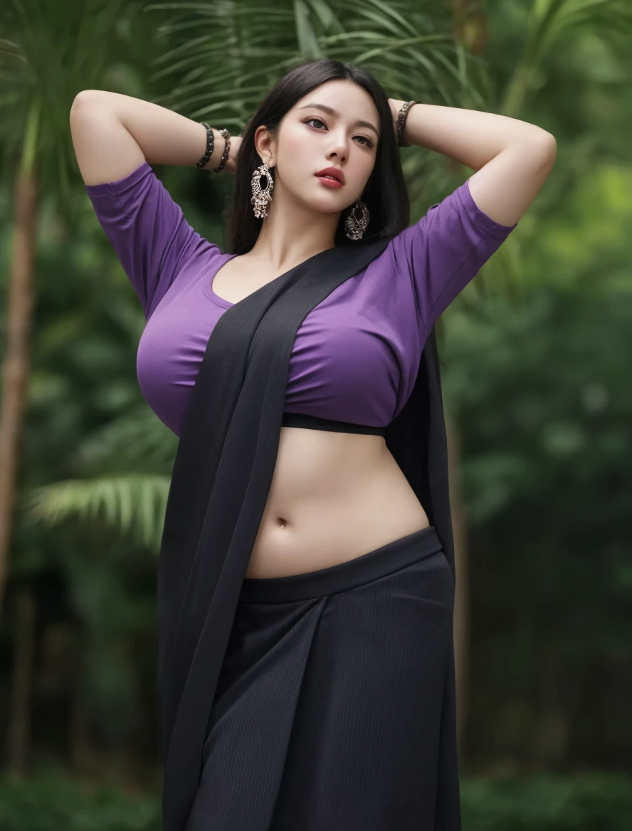indian girl lifting blouse to show cleavage,