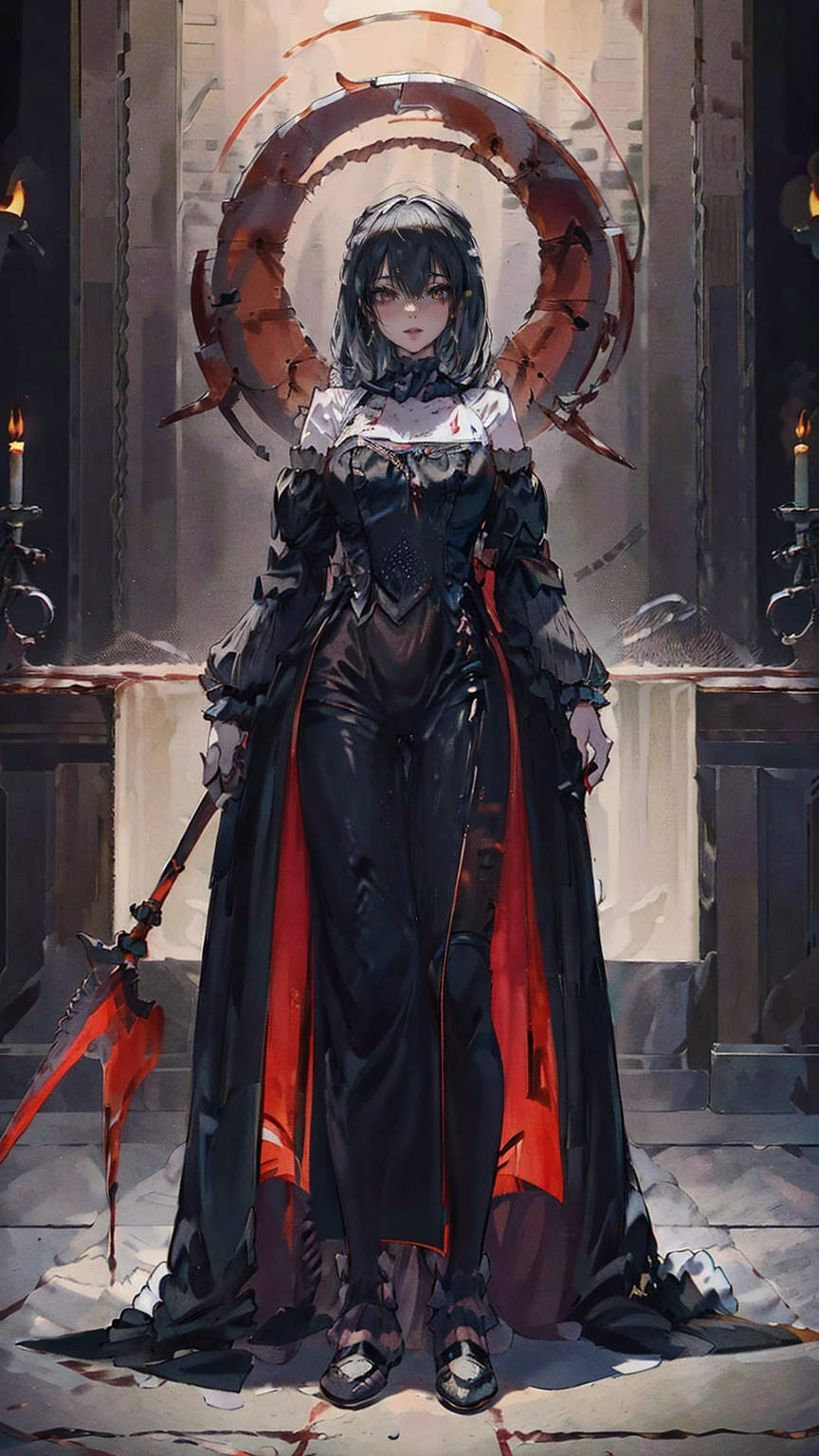 Basic Art Nouveau style, A Vampire woman tarot card with, woman, perfect face, young, (((Oval face))), dark clothes, Soft and melancholy face, exquisite, No wrinkles, gothic style, Perfect for detailed eyes and face, black hair and blue eyes vampire woman, short hair, A mix of synthwave and art nouveau, Bold and smooth lines, Dynamic composition mixed with organic Art Nouveau patterns, Intricate roses and patterns intertwined with geometric shapes, Characters that embody vampires,With a mysterious and gothic atmosphere, Robe with Art Nouveau pattern, Digital grid landscape featuring natural forms, Multicolored Glass, blank background, high contrast,Easy to color, Visual clarity, French Art Nouveau, 80's Vaporwave art style. maximalist details,