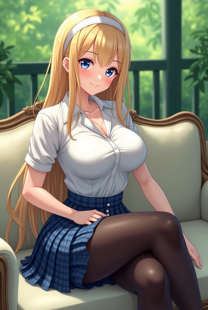 ((highest quality、High resolution、Highly detailed CG Unity 8K wallpaper))、detailed face、perfect body、unparalleled beauty、beautiful breasts、spread your legs wide、shy smile、I&#39;m seducing you、I'm inviting you to have sex、Love juice dripping from the vagina、((She lifts up her skirt and shows no panties))