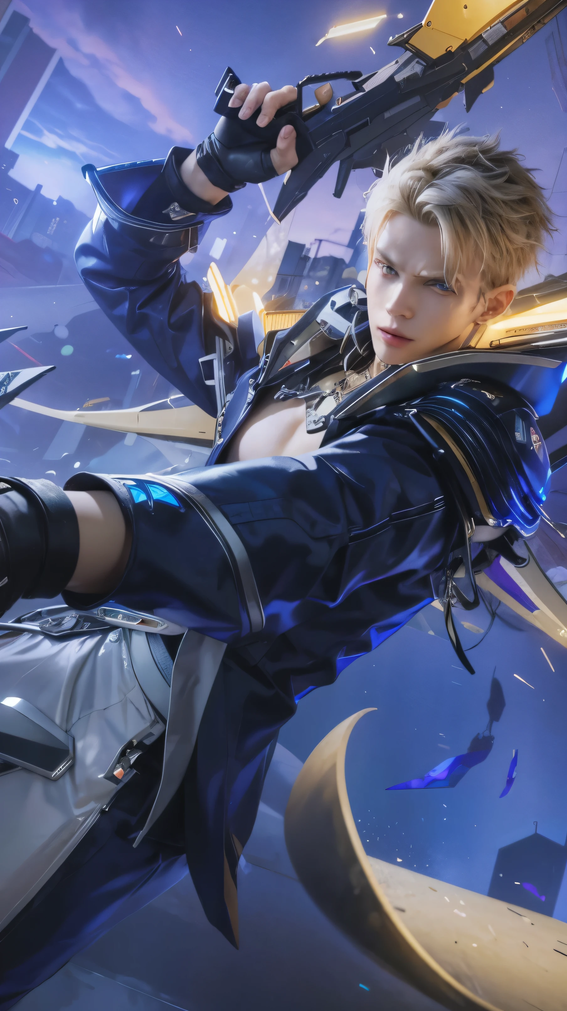 2boys black_hair blonde_hair erection femboy_on_male gay genos hand_on_head hand_on_own_head male male/male male_focus male_only multiple_boys one-punch_man open_mouth penetration reach_around sakimichan sex shirt_lift speed-o'-sound_sonic tagme torn_clothes uncensored yaoi,tight leather trousers men,handsome,muscle,full body