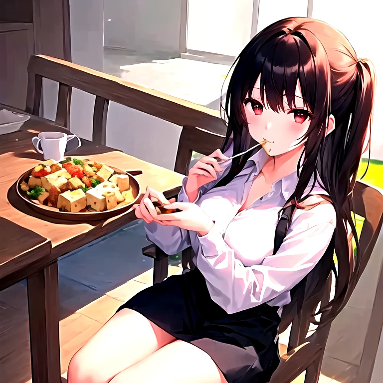 sit on the floor and eat food、Anime girl drinking tea, pixiv, Cute Anime, In pixiv, anime food, cute anime catgirl, anime wallaper, Lori, trending in pixiv, hd anime wallaper, Cute anime girl, Anime visuals of cute girls, anime moe art style, Anime Background, anime style 4 k, Asuka