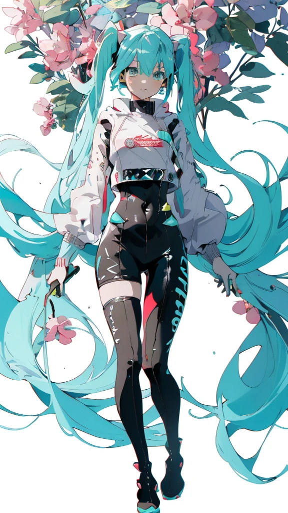 ((full body)),masterpiececolorful,The best quality in the best condition,Alone,One Girl,boots,Green Eyes,High resolution,View your audience,Stand on your own two feet,(( racing miku)) ，Hatsune Miku, Portrait of Hatsune Miku, Hatsune Miku Short Hair, Vocaloid, Hatsune Miku portrait, Mikudayo, 青緑色の髪のanime, Hatsune Miku Cosplay, Hatsune Miku's Face, animeスタイル4 K, anime, 魅力的なanime，midjourney，Colorful portraits