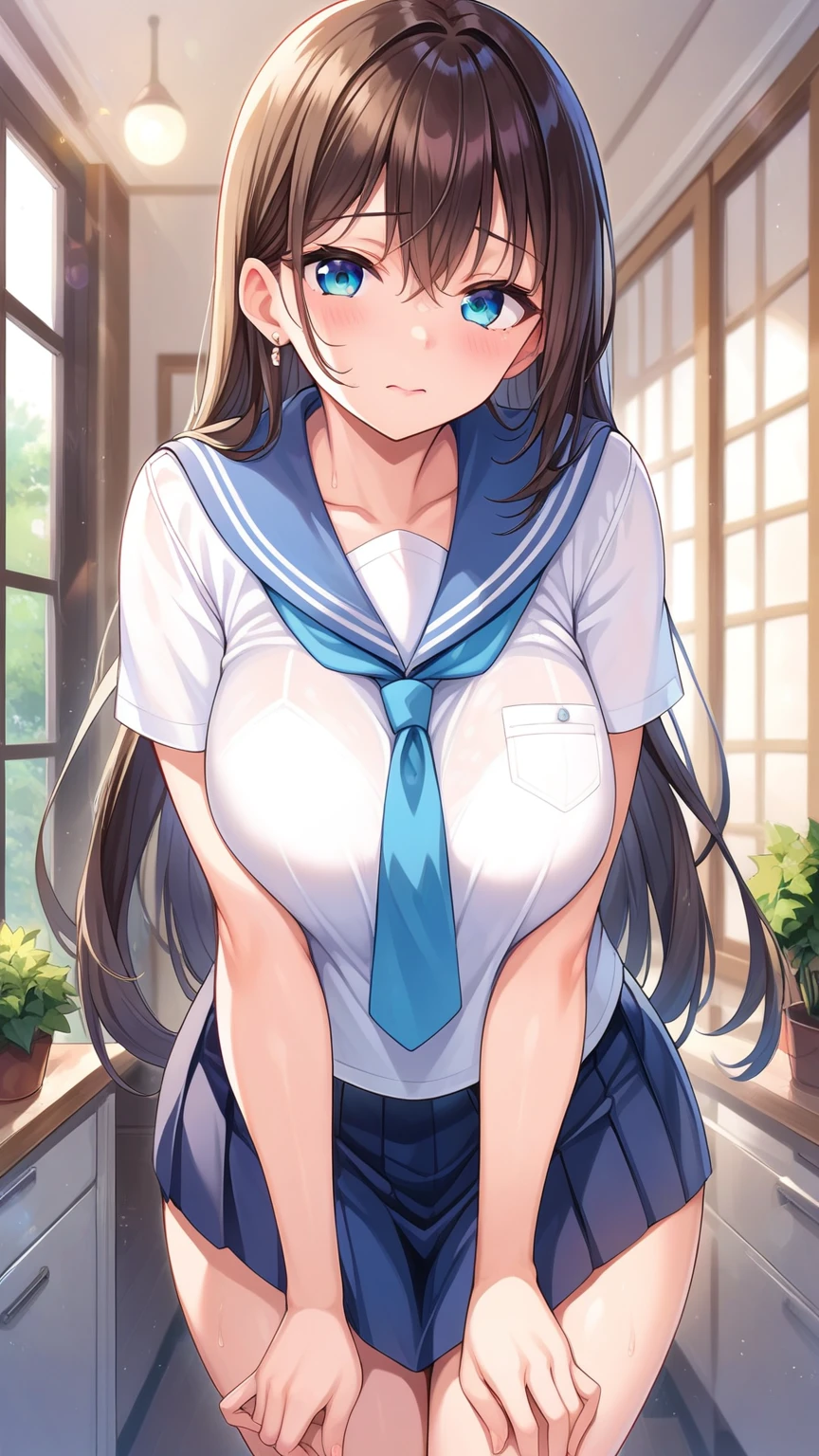 (See-through:1.3),ピンク Seraphim,Sailor suit, , Sailor suit, View your viewers,  Insanity, ピンク髪,ショートヘア, Beautiful attention to detail,Blue sailor collar, Firm and bouncing big , A light smile, ((Her breasts bounce wildly as she has intense vaginal sex with a man: 1.5)),Straddling a man&#39;s crotch,Intense Cowgirl Sex, {{A lewd angel takes over a high school girl having vaginal sex and changes the high school girl&#39;s face into an angel&#39;s face while having sex}},A high school girl&#39;s body angel, Intense cowgirl sex, 32k,Super detailed,Ultra-detailed, NSFW