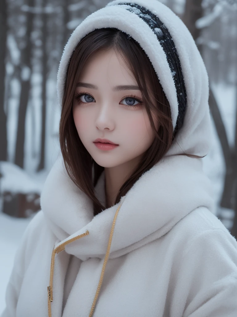 Tabletop, Highest quality, shape, Very detailed, finely, High resolution, 8k wallpaper, Perfect dynamic shape, Beautiful and beautiful eyes, Winter women's fashion,Straight hair,Small breasts、Natural Color Lip, Bold sexy pose,smile、20-year-old girl、cute、sexy shot looking at camera,Night view,Beautifully detailed face、KPOP idol faces,The face of the Japan idol,Elegant face,Classy woman,Slim face and body,Small face,Big eyes,Very cute face,Putting on gal makeup