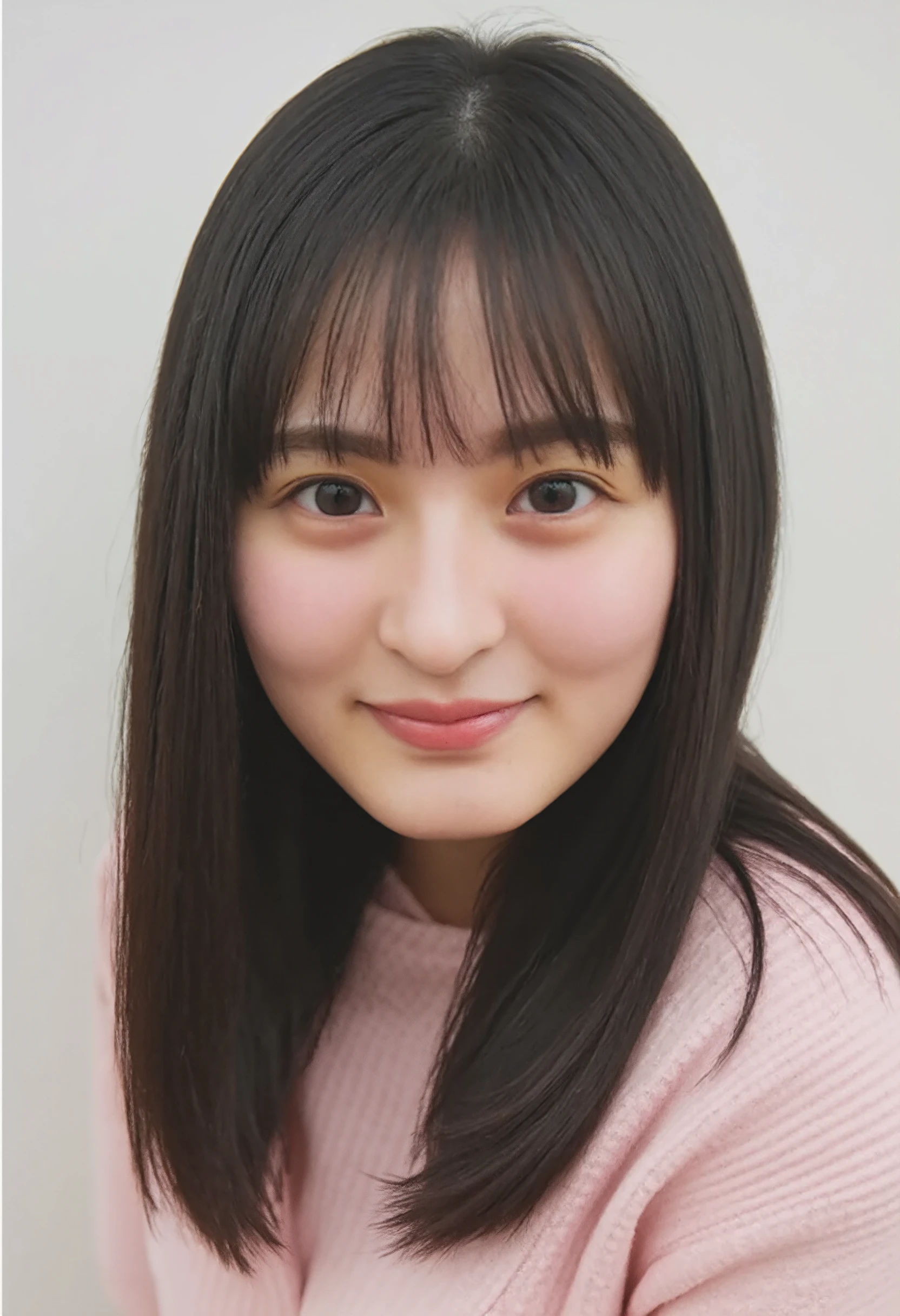 Cute Japanese Women Photos, ((smile:1.78)), 20 years old, Oil, One Length Hair＆Hair straightening balm:1.55, (photo Realistic:1.4), (hyper Realistic:1.4), (Realistic:1.3), (Smoother lighting:1.05), (Improving the quality of cinema lighting:0.9), 32K, 1 person,20 years oldの, Realistic lighting, Backlight, The light shines on your face, Ray Tracing, (Bright light:1.2), (Improved quality:1.4), (Highest quality Realistic textured skin:1.4), fine grain, Detailed face,(smile:0), (Emphasise close-ups of the face:1.3), (Improves skin texture:1.1),((Very accurate anatomy:1.0)), (Improves skin texture:1.1), Clean, glowing skin, mesh, thin:1.2, (Realistic:1.3), Realisticなライティング, (Smoother lighting:1.05), 32K, Japanese women, fine grain, Detailed face, (Film Grain:1.1),(Accentuate your body lines:1.1), High resolution, Natural look, Kind eyes, Improves hair quality, Delicate light and shadow, Transparent muscles, Graceful pose, Beautiful Eyes, Sharp details, Soft light reflection, Beautiful contours, Delicate skin tones, Thin hair type,Cute Japanese Women Photos,
