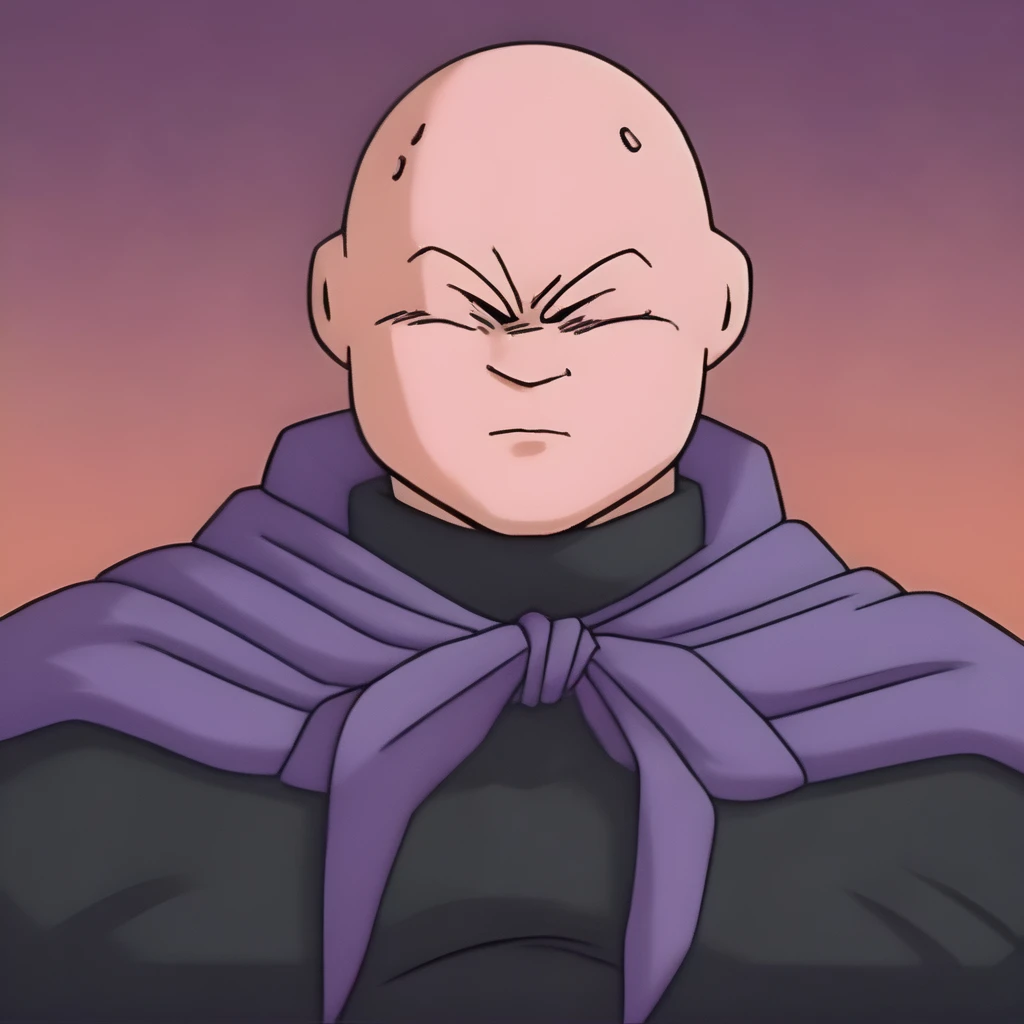 A terrifying humanoid character with a smooth, cone-shaped head, inspired by Kid Buu from Dragon Ball Z, beautiful detailed eyes, beautiful detailed lips, extremely detailed eyes and face, long eyelashes, highly muscular and defined body, dynamic aggressive pose, ready to unleash destructive energy, dramatic lighting, ominous atmosphere, anime style, cel-shaded, sharp details, intense colors, dark shadows