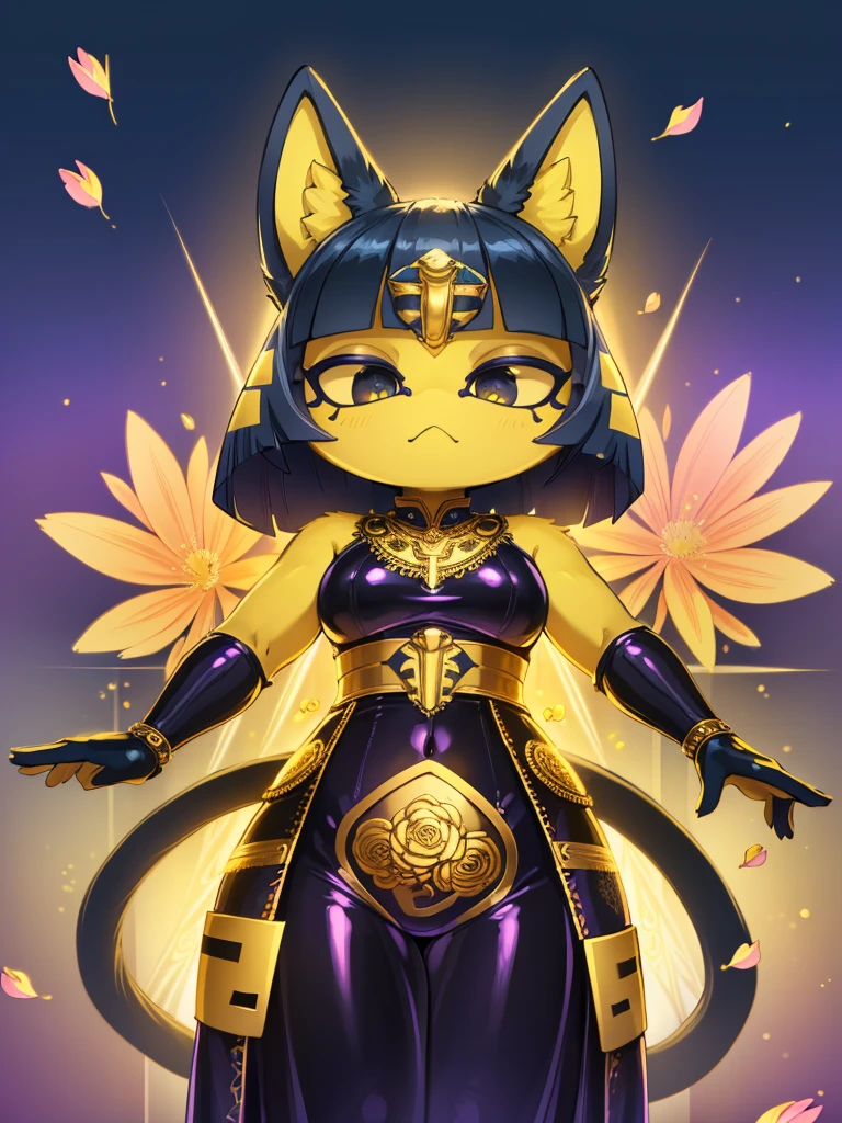 absurdres, highres, ultra detailed, (1girl:1.3), 
shine latex and gold metal intricate steampunk Samurai armor, 
dynamic, psychedelic, fractal patterns, geometric figures, dynamic, pastel colors, 
(flowers, petals), (black and yellow color:1),