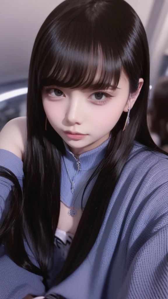 (masterpiece, best quality, ultra-detailed, best shadow), (detailed background,dark fantasy), (beautiful detailed face), high contrast, (best illumination, an extremely delicate and beautiful), ((cinematic light)), colorful, hyper detail, dramatic light, intricate details, (1girl, solo,white hair, sharp face,purple eyes, hair between eyes,dynamic angle), blood splatter, swirling black light around the character, depth of field,black light particles,(broken glass),magic circle,
