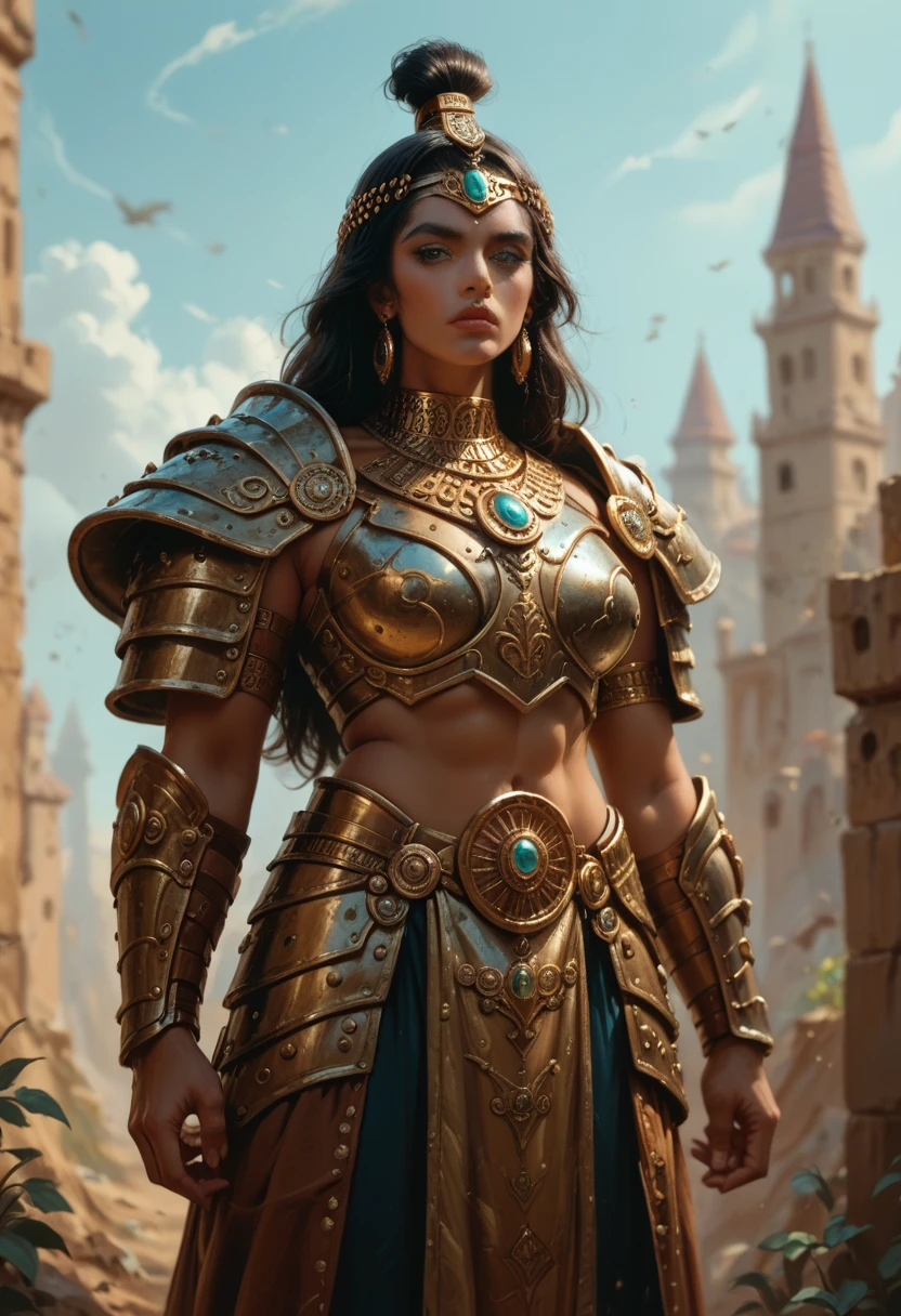 Amanirenas, warrior Queen Candace of the Kingdom of Kush, Kush armor