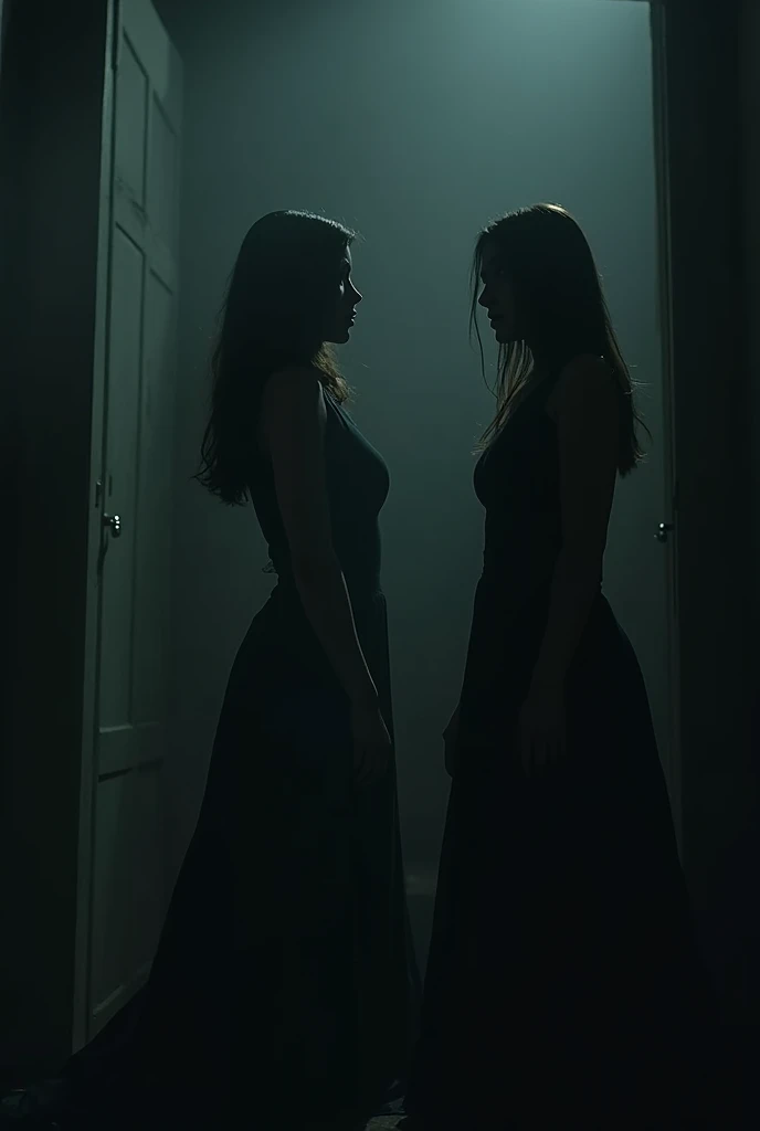 (best quality:10k, high res, masterpiece:1.2), ultra-detailed, ((photo-realistic:1.37)), ((best quality)), ((masterpiece)), (detailed), ((full body)), ((NSFW)), ((3 Alicia Vikander)) ((4 girls)), ((in a darkened basement room with filled with junk))