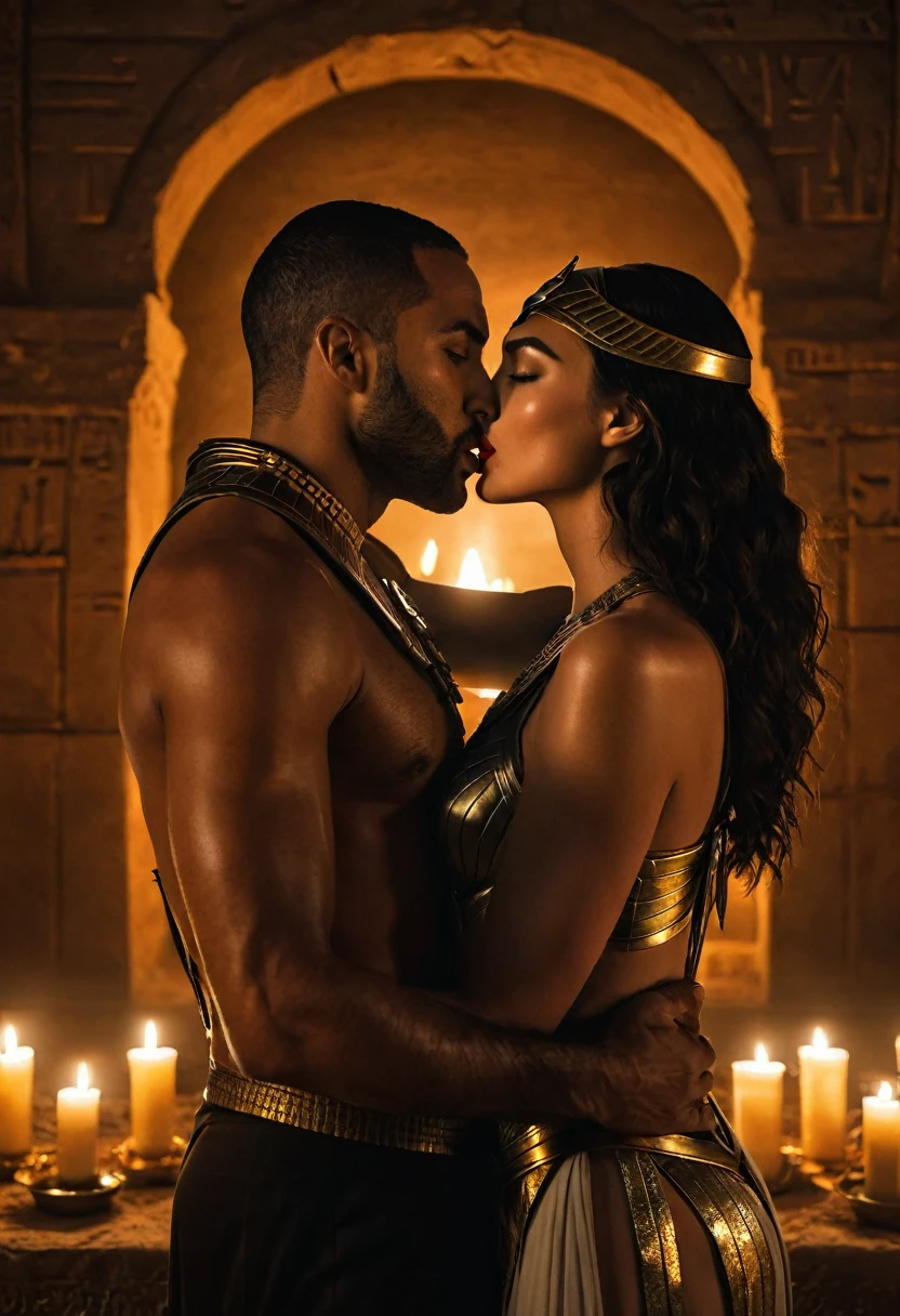 an interracial gay male couple of men in full royal garb romantic embrace, face to face, european and african, homoerotic, darius zawadzki and tom bagshaw, inspired by Hedi Xandt, brown skin man egyptian prince, by Hedi Xandt, edmund blair and charlie bowater, inspired by Frederick Lord Leighton, wlop and andrei riabovitchev, charlie bowater and mark brooks, tom holland, interracial gay, Beautiful, breathtaking, full body, interracial gay men, brownskin African Nigerian Emperor shortcurlyafro, the caucasian tsar of Russia short hair, jeweled loin guard, rendering, digital painting, Imperial coat of arms Russia, males only, beautiful attractive antique kings male lovers. nice pose , holding romantic , lushill style, digital painting, beautiful, realistic, Art by Daniela Uhlig and Tatiana Suarez, a proud beauty loving male couple, ,realistic face shapes, smilie beige, tasteful, no visible penis, beautiful perfect lips, excellent nose, high detail, 8k, mystical, magical, masterpiece Vienna in the background with stencils and castle Schnbrunn, waterfall, ultra hd, realistic, vivid colors, highly detailed, UHD drawing, pen and ink, perfect composition, beautifully detailed intricate insanely detailed octane rendering trending on artstation, 8k artistic photography, photorealistic concept art, soft natural volumetric cinematic perfect light, perfectly proportioned realistic lips