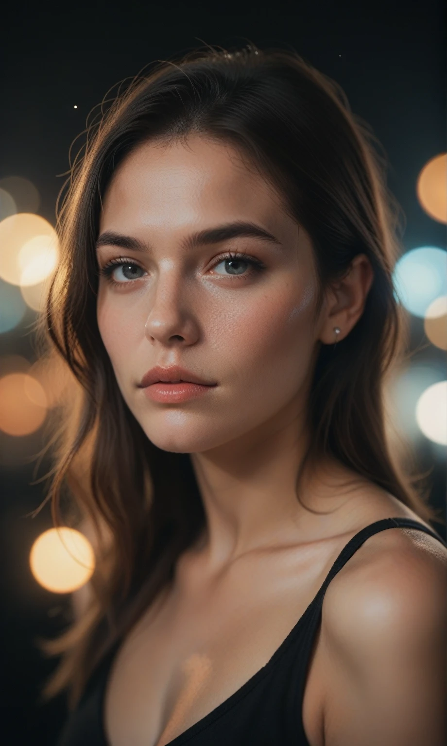score_9, score_8_up, score_7_up, score_6_up, score_5_up, score_4_up, realistic style, photo, photorealistic, high detail, (sharp), BRAKE, portrait, predator , looking at viewer, (night, dark sky), (high detail face), cinematic photo, film grain
