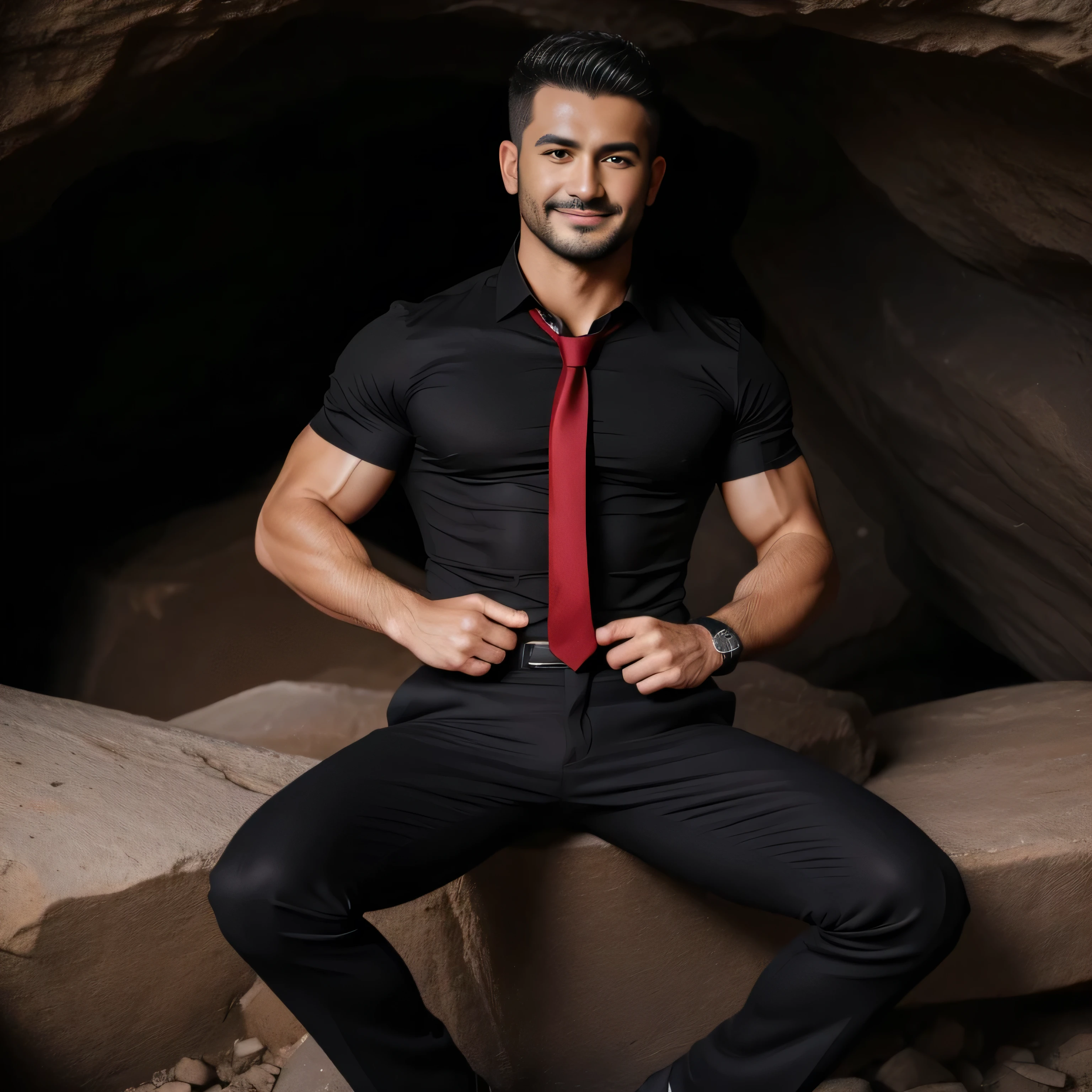 A man in Indian LUX VENUS   undervest and LUX Classio    trunk trunk black underwear 