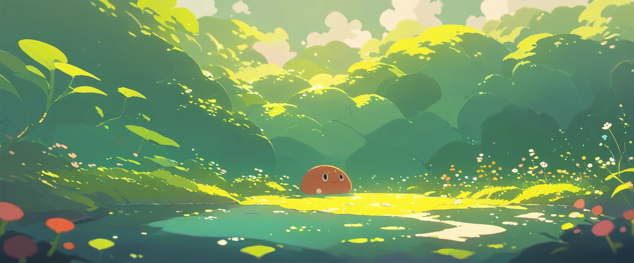 Lofi Spring Landscapes Studio ghibli inspired, No people Lofi ,Cute