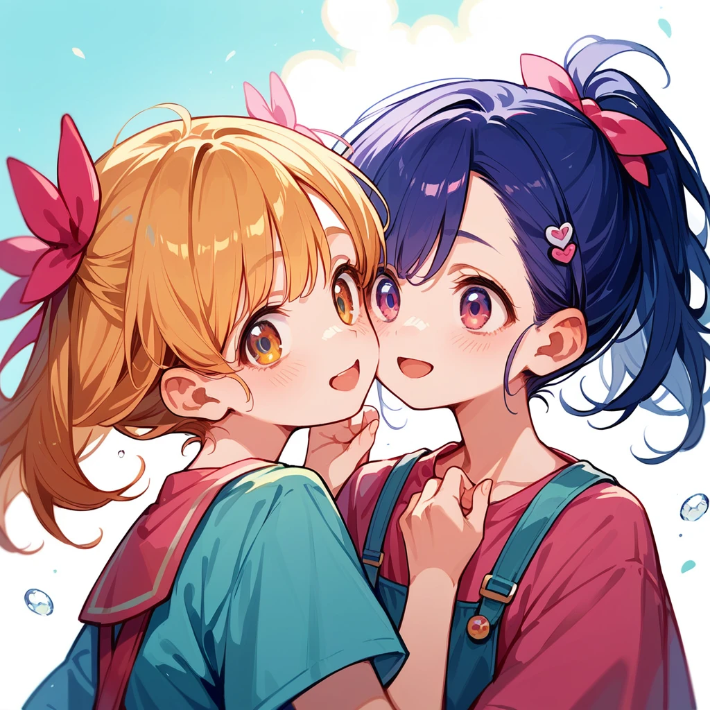 Browsing Caution,(Petite),(Cute man's daughter),((Penis in the crotch)),((Handjob)),(Two blonde women with low pigtails),lips,Sweat,White Breath,Ecstasy face,Naughty sound effects,(((ejaculation))),Baseball uniforms