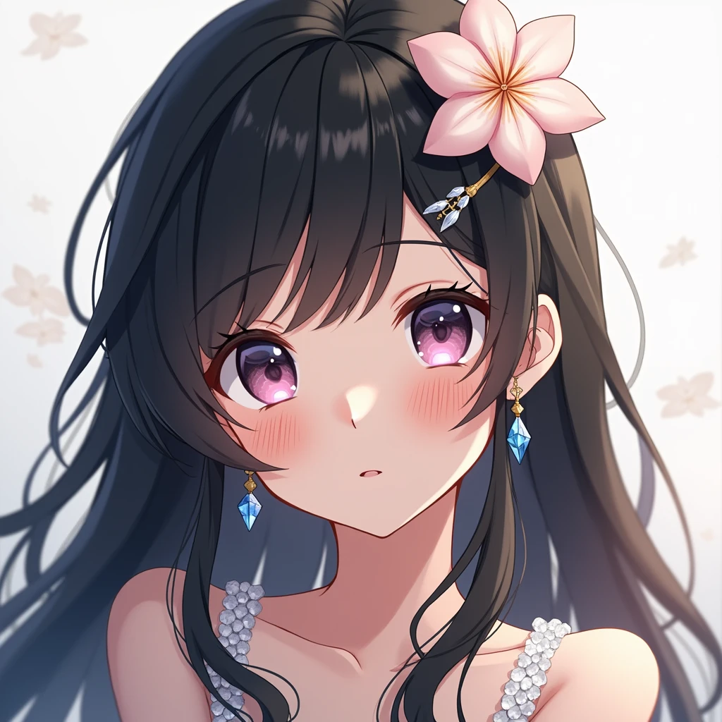 ((Highest quality)), ((masterpiece)), (detailed), One beautiful girl, Almond Eye,Though dawn is approaching,Let's meet again in our dreams,Midsummer Night's Dream, With you,Close up of face