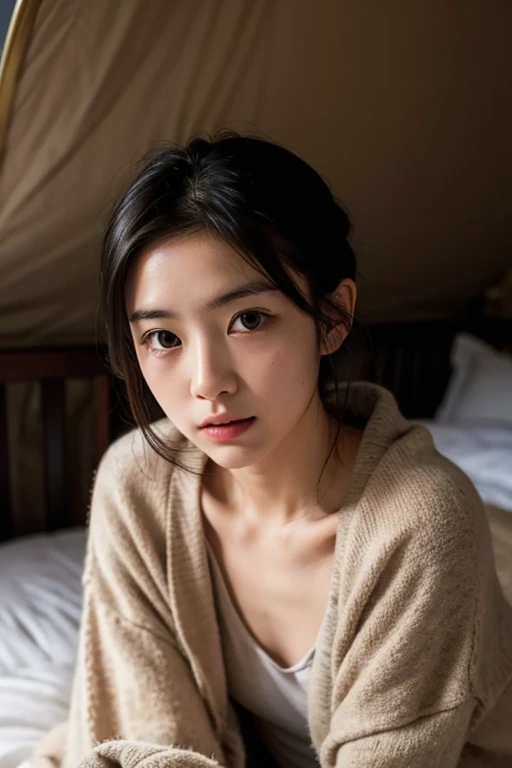 ((( masutepiece ))), (((Best Quality))), ((Ultra-detailed)), (Photo), ((extremely delicate and beautiful )),High resolution,
1girl in, 25 years old, 
(A detailed eye), (detailed facial features), (detailed arms), (Detailed fingers), (Detailed legs), 
(eyes visible through hair), ((drunked eyes)) , (embarrassed :1.2),
(Toothless smile),(((Plump lips))),
(snowscape),(Upper body),
((Dim light)),((Film grain)), ((SLR camera)), ((35mm lens focal length))