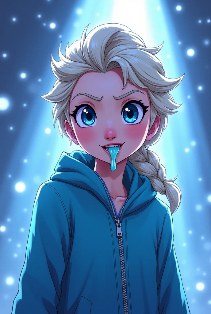 sucking dick, blowjob, open mouth, saliva, drooling, wet, cum on mouth, cum on tongue, cum on face, huge breasts, big ass, big thighs, blush, crossed-eyes, front view, looking at the viewer, milf, ahegao, rolling eyes, tongue, Perfect slim body, Elsa