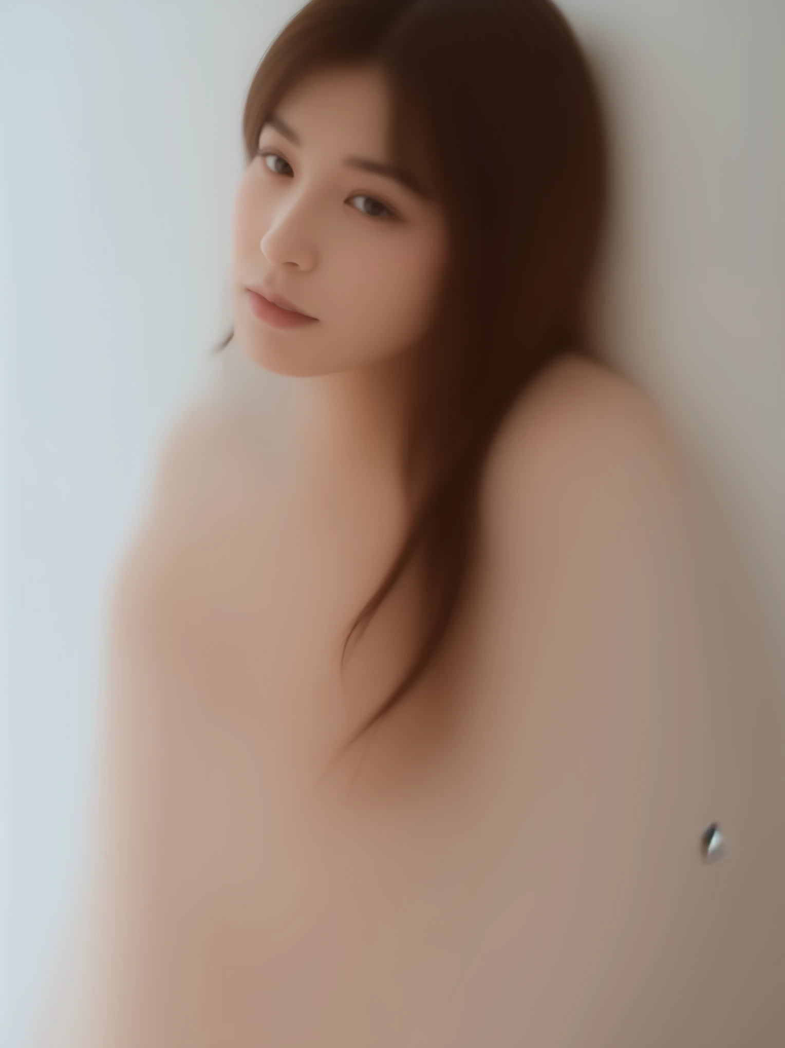 ((最high quality, 8k, masterpiece, Portraiture: 1.3)), Realistic, Disposable Cameras, high quality, alone, Japan, Middle-aged women, beauty, Clothes that reveal cleavage, big , 23 years old, Plump body, Wavy Hair, Wrinkles around the eyes, ((((Nothing to wear:1.5))))、((((Show me your pussy naked, Put your hands behind your back, Supporting organizations.)))), Slums, (Cluttered Background, Messy room: 1.3), Japan old apartment, Dark Background, Spread your legs, Dirty floor, Messy floor、Anus is visible、On all fours、Showing Pussy、