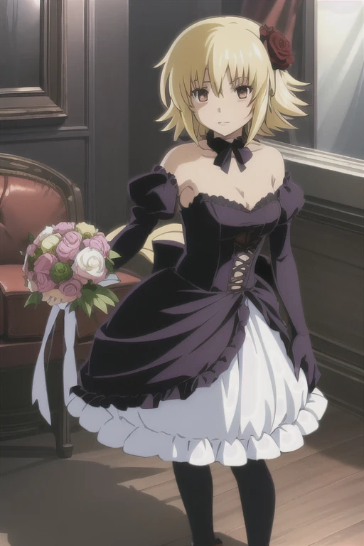 (PersonalAmi art style:0.7), (hero neisan art style:0.7), score_9, score_8_up, score_7_up, score_6_up, uncensored, miyako ishida, long hair, bangs, blonde hair, black hair, hair between eyes, green eyes, multicolored hair, two-tone hair, BREAK glow effects, godrays, Hand drawn, render, 8k, octane render, cinema 4d, blender, dark, atmospheric 4k ultra detailed, cinematic, Sharp focus, big depth of field, Masterpiece, colors, 4k, concept art, trending on artstation, Vivid colors, extremely detailed CG unity 8k wallpaper, trending on CGSociety, Intricate, High Detail, dramatic BREAK, 1girl, breasts, solo, moon, hat, gloves, green dress, looking at viewer, full moon, bodystocking, dress, hat bow, night, flower, pantyhose, cleavage, black gloves, jewelry, black headwear, white flower, seductive smile, bracelet, elbow gloves, black pantyhose, sky, sitting, night sky, bow, large breasts, pillar