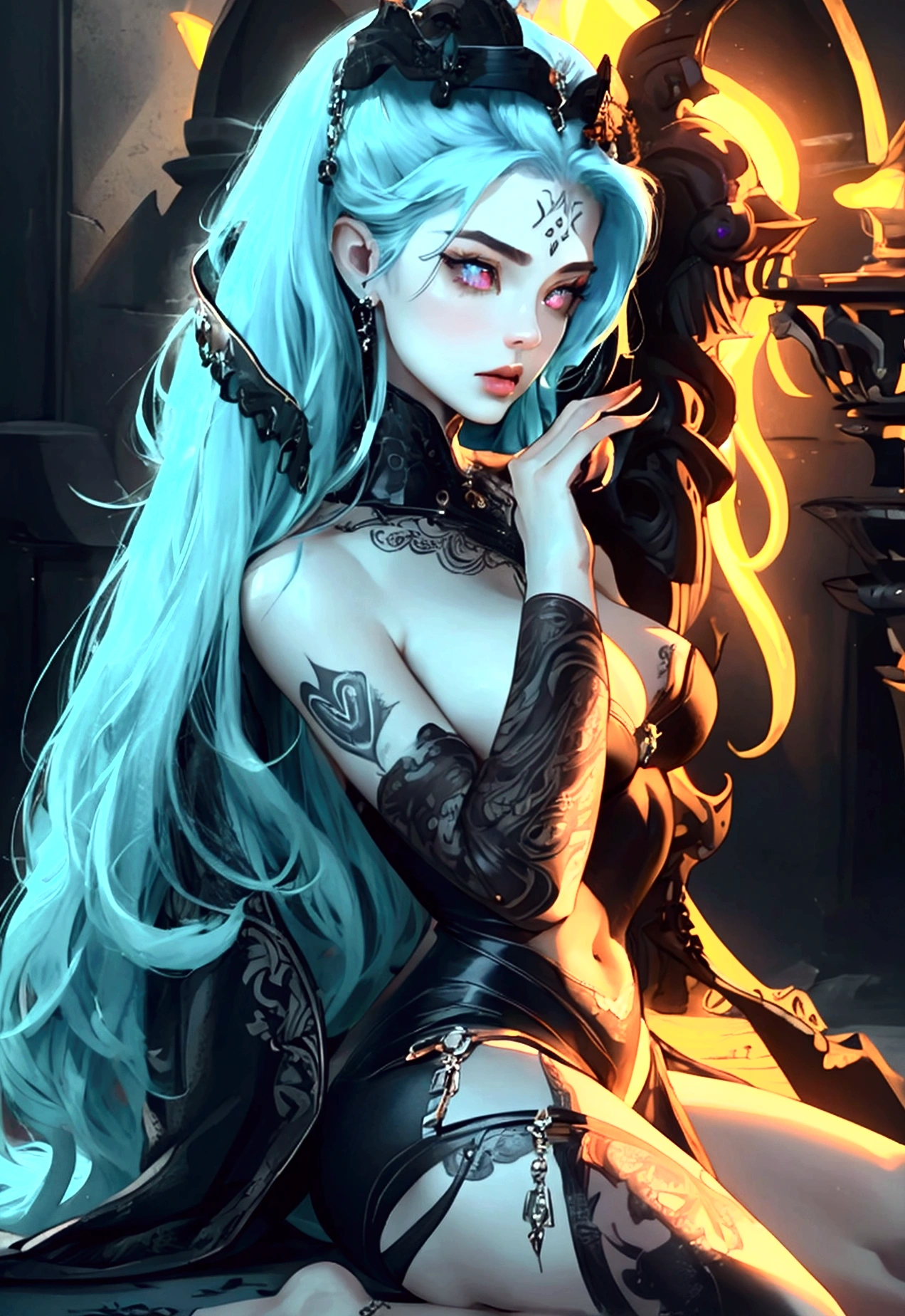 a beauty girl,Shawl hair,On your stomach,pouting her ass --auto