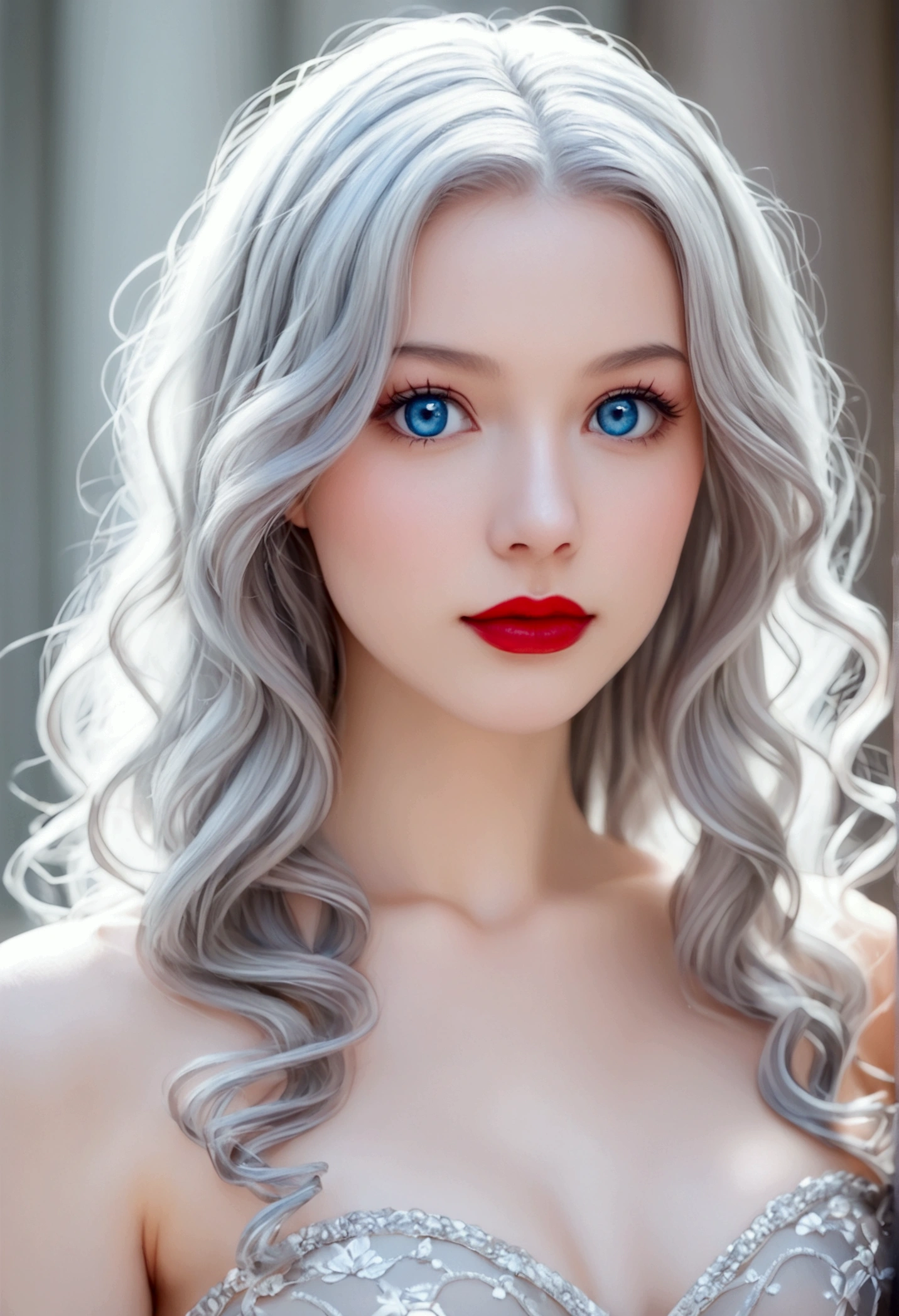 (((Masterpiece))), (((Best Quality: 1.4))), ((Super Detail: 1.4)) , hyper detailed gouache painting of a female Tiefling, gorgeous exotic features, amber neon eyes:1.5, orange hair, hyper detailed face features, expressivo face, detailed textures, full body, no panties, completly nude, blue skintone, tattoos, natural skin shader, volumetrics, warm undertones under her skin, ultra High girl, very disheveled hair, |blonde, very beautiful long shiny hair, naked, no panties,very beautiful pretty face, shiny shiny beautiful skin, solo, complety nude, full body, brat, bratty, super high quality, hard focus, film grain, super high resolution, masterpiece, sparkling nice detailed crystal clear light blue eyes,