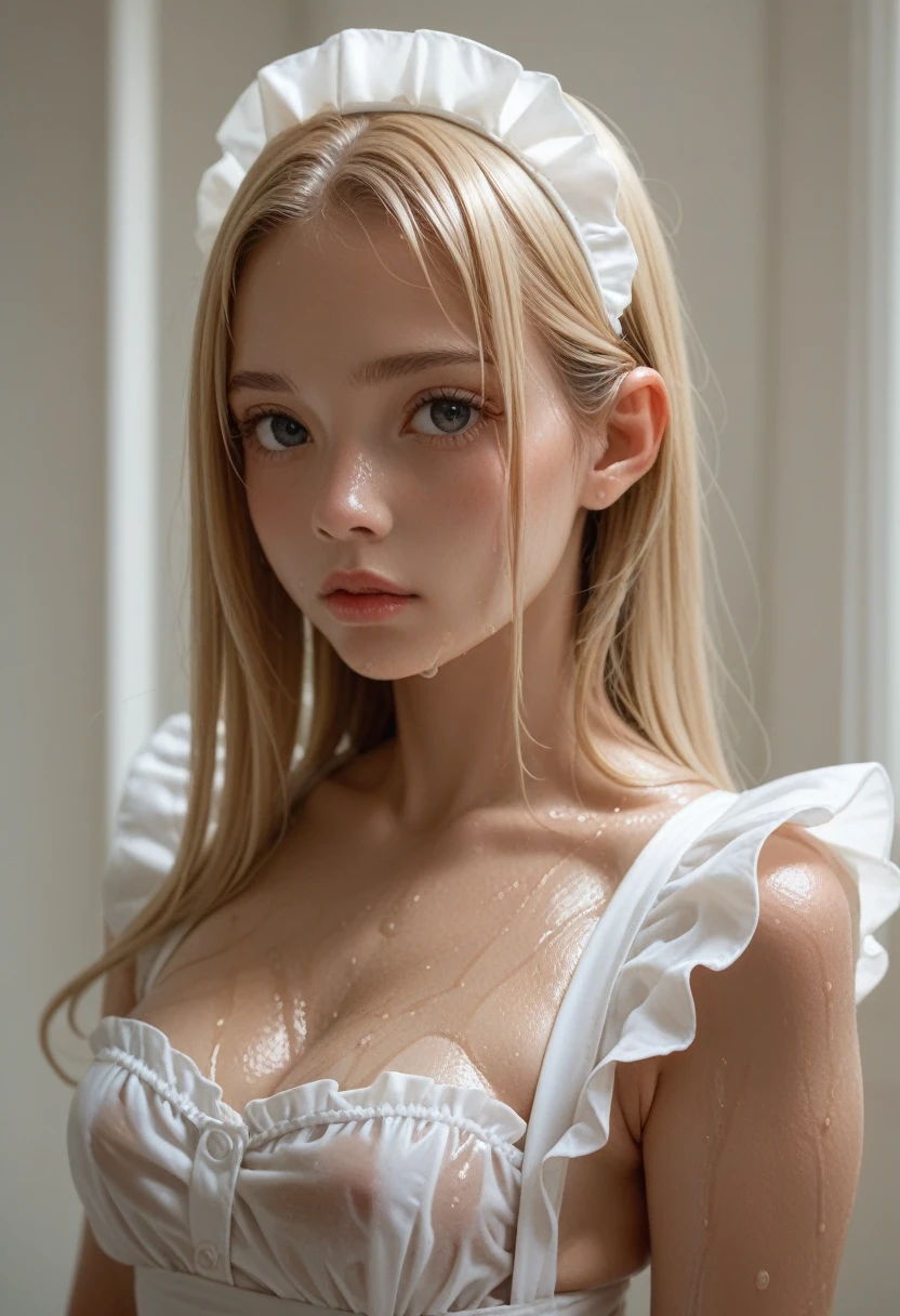 (((Open your mouth wide and stick out your tongue)))、 (((Bathing in the shower room))), (((Wet body))), (((Transparent wet lace underwear))), (((Large chest))), The most beautiful pretty cute faces、Russian beauty girl、bright expression、Very long and beautiful straight hair、Beautiful blonde hair shining golden、The most beautiful girl in the world、Sexy and cute beautiful 13 years old、Bangs swaying between the eyes、bright big pale blue eyes、snow-white shiny skin、shiny beautiful skin、dazzling gloss of cheeks、Transparent beautiful natural blonde silky soft hair、,  (((Petite))), (((Little))), (((Flat))), ((skinny)),