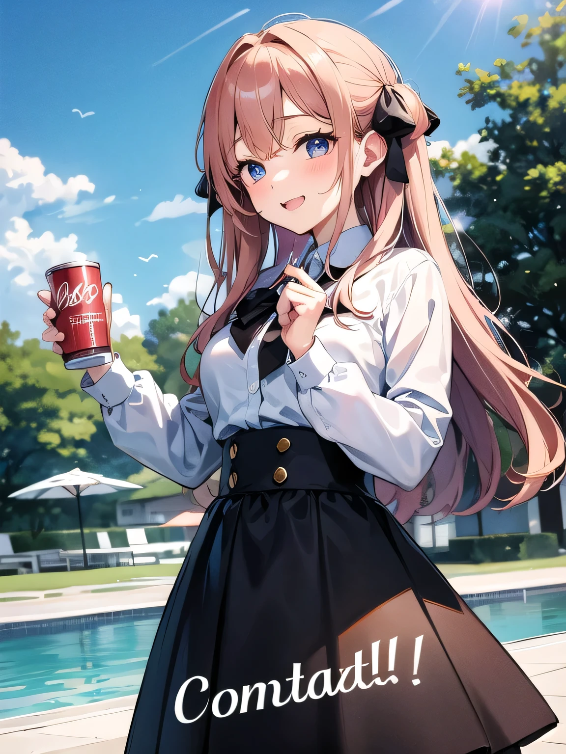 masterpiece、top-quality、1girl in、28-year-old woman、Brown glowing eyes、length hair、shiny_skin、Thin_waist、Huge chest break、polka_dots_at noon_Dress、sockes、、(Pull up your skirt)、(Panties seen),natta、、Drawing、depth of fields、(Look at viewers)、sit on a bench、Random Poses