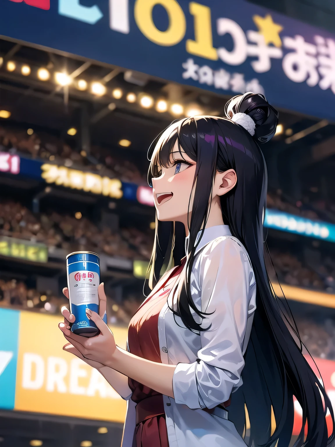 (masterpiece:1.4), high quality, high definition, sharp focus, detailed face, anime, best quality, 4k, 8k, absurd resolution, intricate detail, detailed hands, detailed eyes, animation, illustration, highly detailed, highres, extremely detailed, <lora:ETO_OCC002:0.7> ETO_OCC, black hair, curly hair,longhair, thick eyebrows, <lora:hyperdenoiser_v090:0.6>, (looking at viewer:1.4), (plump), (hazel eyes:1.3), <lora:mesugaki-10:0.4>, <lora:ETO_OC:0.3> ETO-OC, <lora:concept_cafe_v1:0.5> cup, ANCF, (photo_inset), reference_inset, indoors, (chibi_inset), pov, table, eating, drinking glass, <lora:AppleCheek:0.7> applecheek, (acrylic standee_inset:1.6), <lora:sensualface_type4:0.3>, gasping, ecstasy, seductive smile