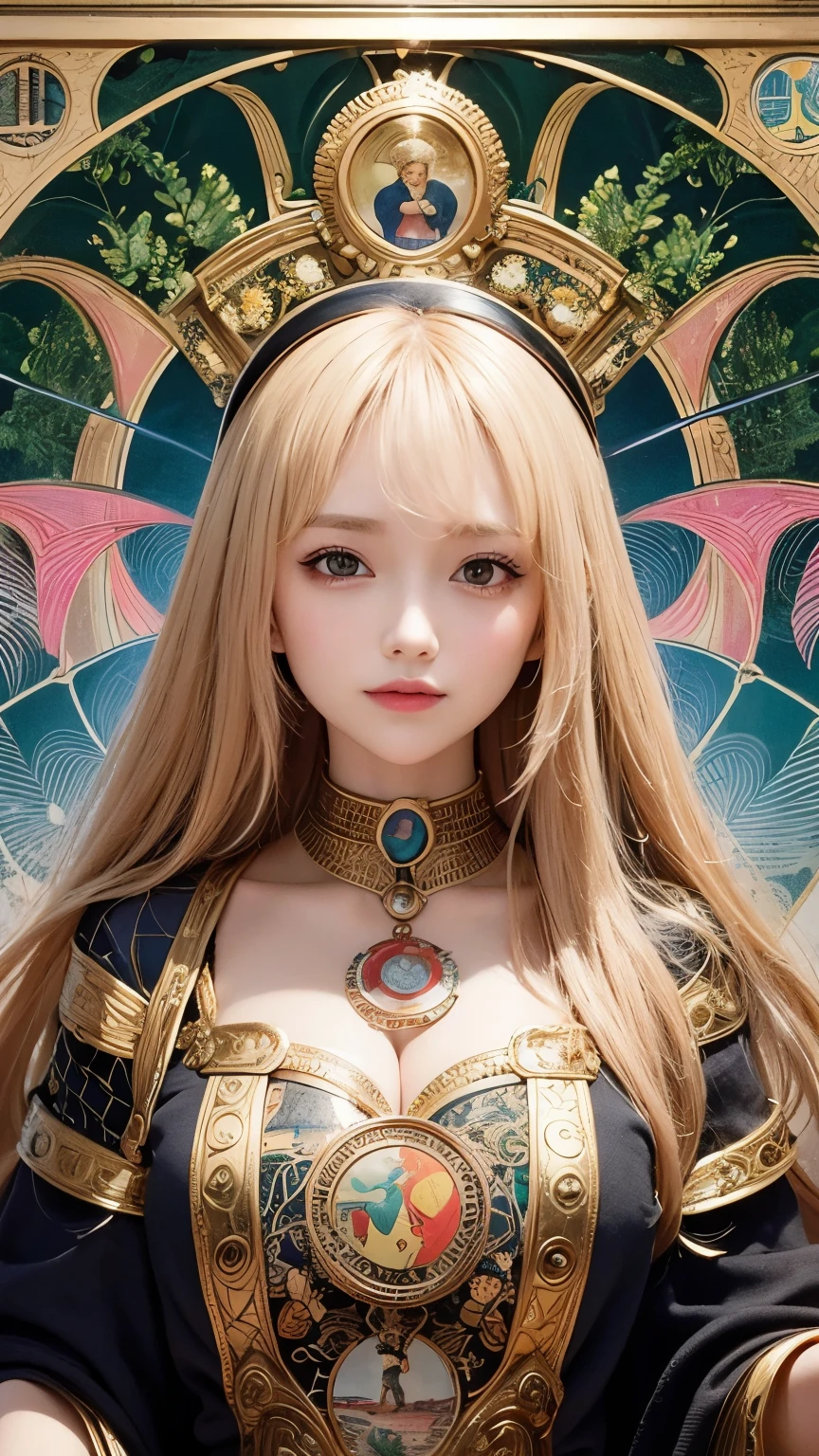 1 girl in、ultra hyper-detailed、шедевр、最好质量、ultra-high-resolution、16k picture quality、Photogenic clarity、Detailed eye、physicallybased rendering、nights、flawless skin、A sexy、happy facial expression、carnival、Detailed and intricate carnival costumes、lacy fabric、最好质量、big tit、seducting、a sexy pose、poneyTail、Dark eyeliner、a blond,piercings、neckless、long boots、hair adornments、Bracelet、cute-cute、Brazil、Background of Rio de Janeiro、A lively festival、