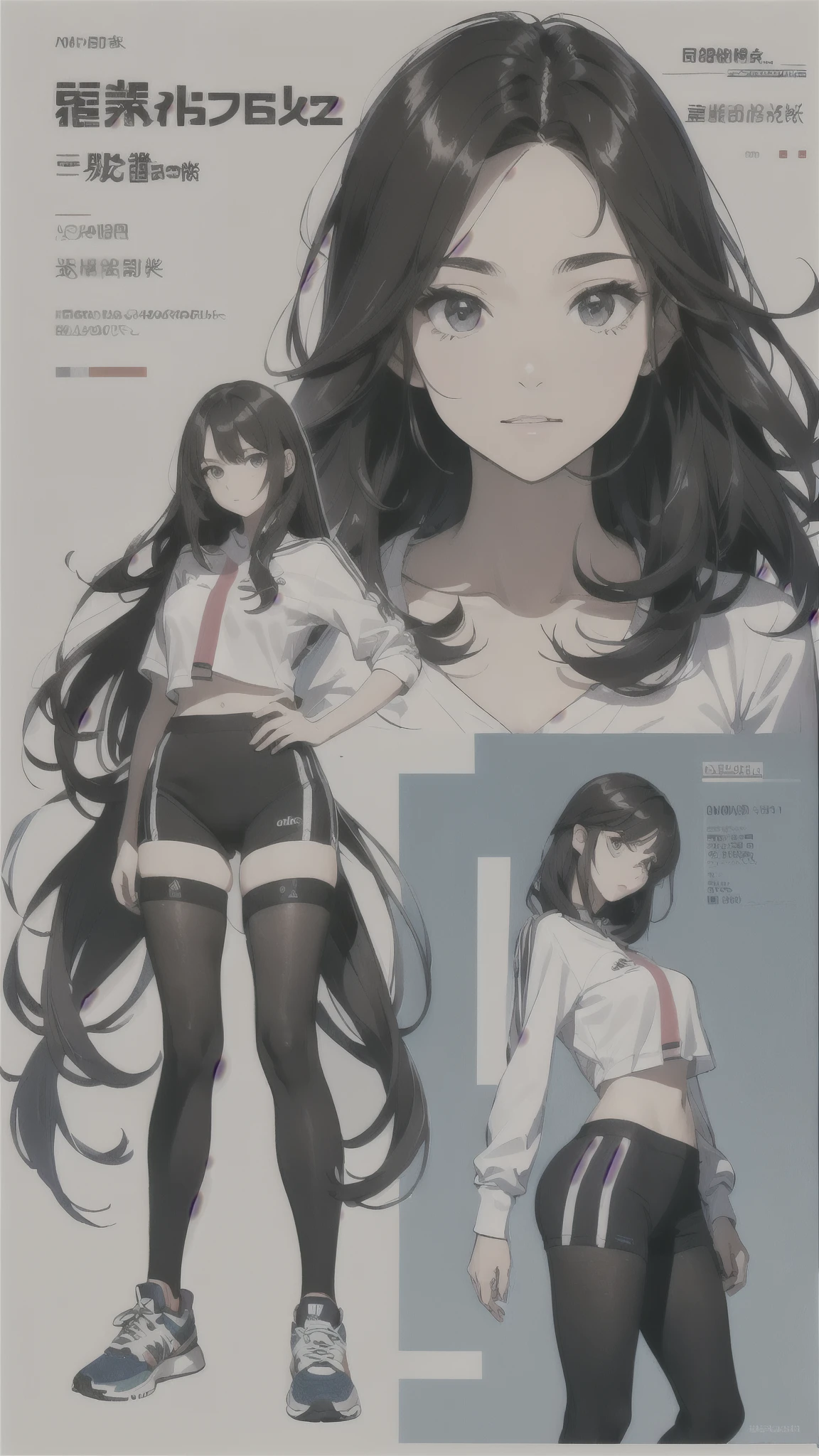 (masterpiece, highest quality, highest quality, official art, Cosmetology and aesthetics: 1.2), nsfw, A cross-dressing boy with shoulder-length black hair,nude,Cute, delicate and short,whole body,standing boy,three view drawing, front and back and side,character sheet,full body,simple background