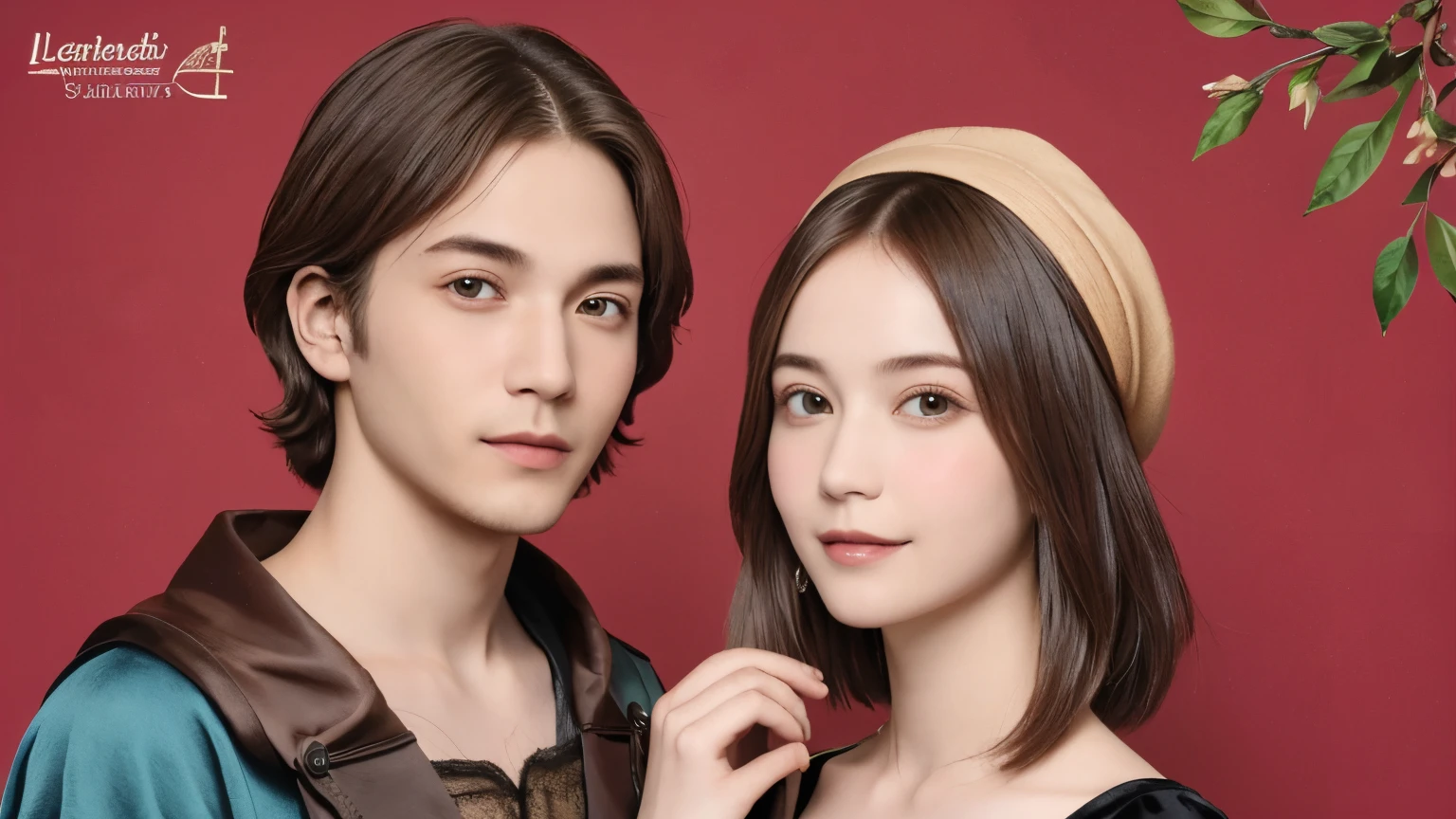 They were two people standing on the beach,A man holding a camera, On a beach, earbuds jewelry, portrait shooting, On the ocean, author:Nico Henrikan, promo art, arte mista, On the beach, earbuds, on the beach, smooth in _ Background with, earing a shirt laughing, juuichi/Millie Bobby Brown