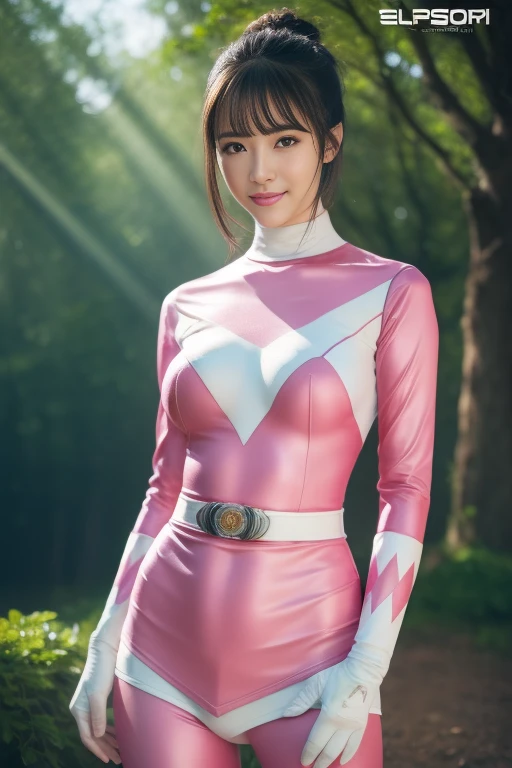 pink theme,pink ranger suit、Best Quality,masutepiece,Realistic,Professional,Vivid colors,Ultra-fine painting,Portrait,anime big breast,Photogram,Number Art,Fantasyart,3D Graphics,Cinematic_Lighting,Strong_Rim_light,Rim Lights,Ambient_light,Tyndall effect,Moody Lighting,Huge_filesize,Real,female pervert,mecha musume,cyborgs,Tights Combat Suit,power armor,Cut clothes,Japanese_armor,One side up,Schmup,remains,rubble_Burst,(the Extremely Detailed CG Unity 8K Wallpapers),(((masutepiece))),(((Best Quality))),((Ultra-detailed)),(Best Illustration),((extremely delicate and beautiful)),Dynamic Angle,Wind,Classic,spring,(Detailed light),(Sunlight),beautifulanddelicatewater,(Painting),(sketch),(full bloom),(shine),