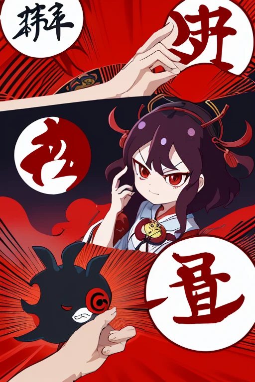 Evil God,1girl,Blood,Candle,Terror,Big picture,Sacrifice,(Panorama:1.3),(wide angle:1.3),Cthulhu,Green Light,Unnamed,chinese element,chinese architecture,Tai Chi,Yin and Yang,Taoist priest,Xiuxian,Immortal,Tao,