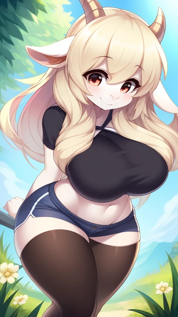 a giant sized naked obese bunny girl