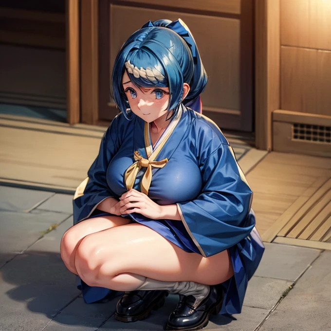 POV、having sex、silver hair、ponytail、shrine maiden、shrine maiden装束、tits、Insert into、Pussy、love juice、semen