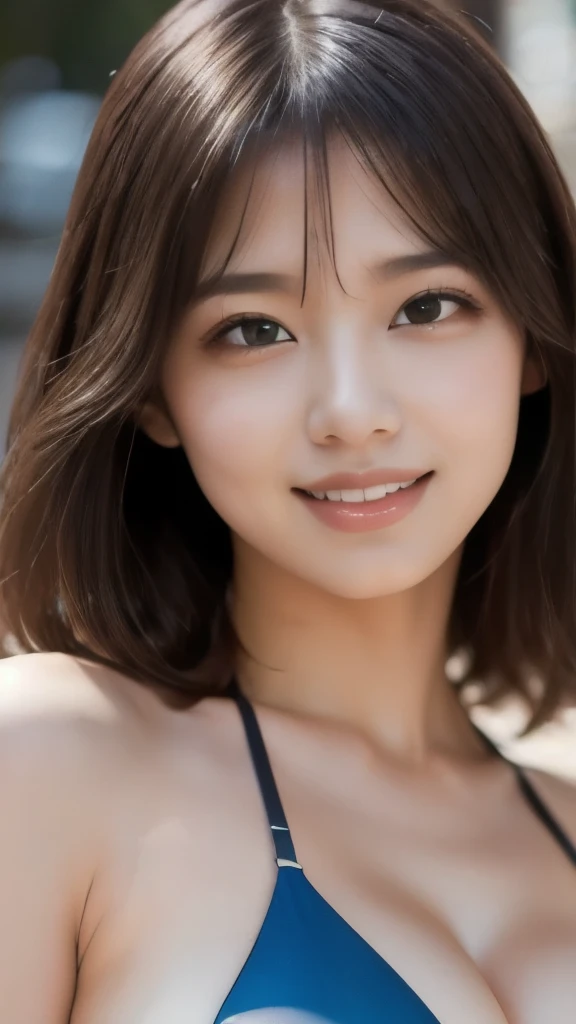 8k、Best Quality、(Representative Works:1.2)、(Real)、(Real:1.37)、Ultra-high resolution、One female college student、Droopy eyes、Beautiful teeth alignment、Looking up from below、Well-formed fingers、Long Hair、Pool、(Cute Bikini)、Big Breasts、Perfect Body、Perfect Fingers、Beautiful Skin、Professional Lighting、gravure、Detailed face and skin texture、Microparticles、RAW Photos