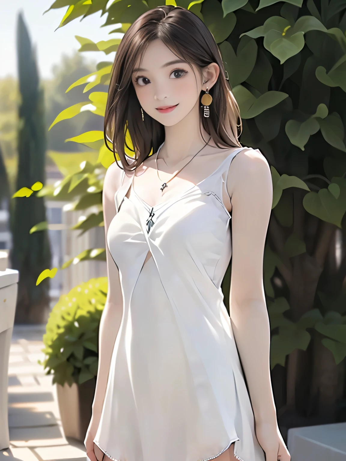masterpiece、highest quality、cinema、(Detailed both eyes)、(cute japanese woman、bangs:1.3)、23 years old、1 girl、elegant、black hair、(auraroid photo:1.2)