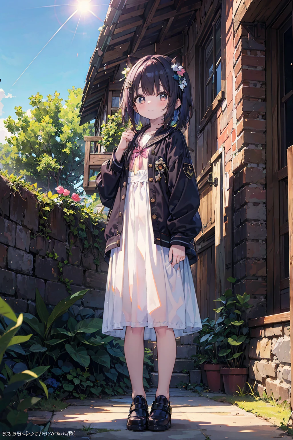 absurd, absolute resolution, incredibly absurd, super high quality, super detailed, official art, unity 8k wall, masterpiece
BREAK
One , innocent, little devil, small and young toddler, cute tiny baby body size , cute smile ,  (Super detailed),  ((Standing under a beautiful sunny sky:1.3)),(1 person、:1.4)、cute face、(Sukesuke&#39;s cute swimsuit:1.4),white and transparent skin、(Bunny ears:1.3)、(Shiny pale colorful pink long hair:1.4),masturbation、(gentle smile、Excited,spread your pussy:1.1)、(Are standing:1.6)、(from below:2), (Medium chest、close-up:1.7) rabbit